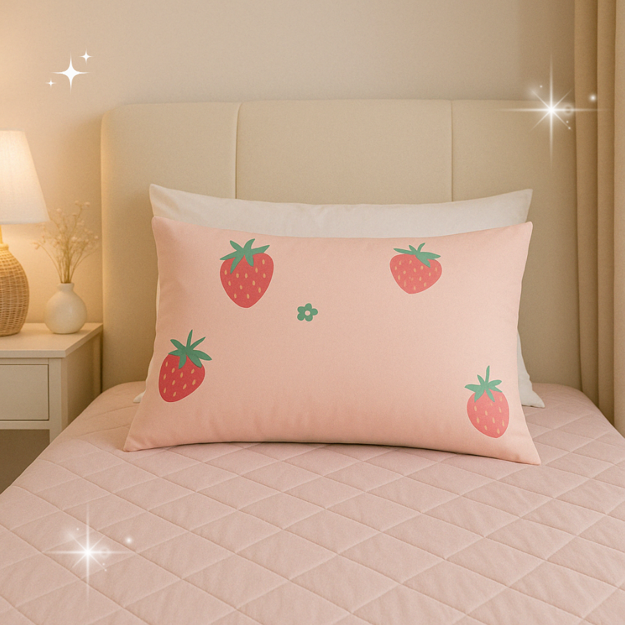 Mô tả Vỏ Gối Nằm Cotton A Concept Decor Áo Gối Nằm Mát Mịn Cao Cấp Vỏ Gối Họa Tiết Đẹp Vải Cotton Tici và Cotton Poly 50x70cm - 3