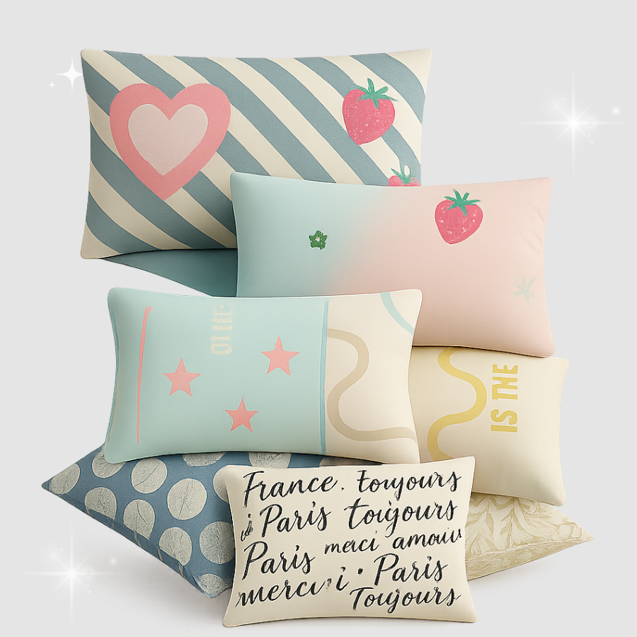 Mô tả Vỏ Gối Nằm Cotton A Concept Decor Áo Gối Nằm Mát Mịn Cao Cấp Vỏ Gối Họa Tiết Đẹp Vải Cotton Tici và Cotton Poly 50x70cm - 5