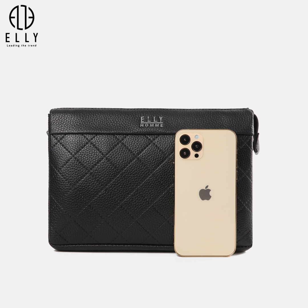 Khóa kéo túi clutch nam ELLY HOMME ECM11