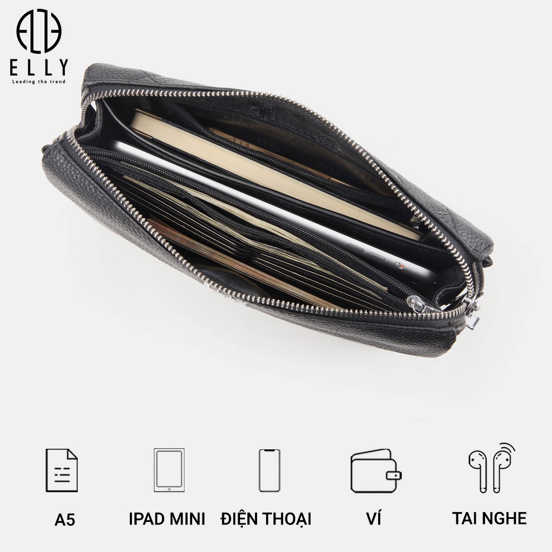 Túi clutch nam ELLY HOMME ECM11 đựng đồ