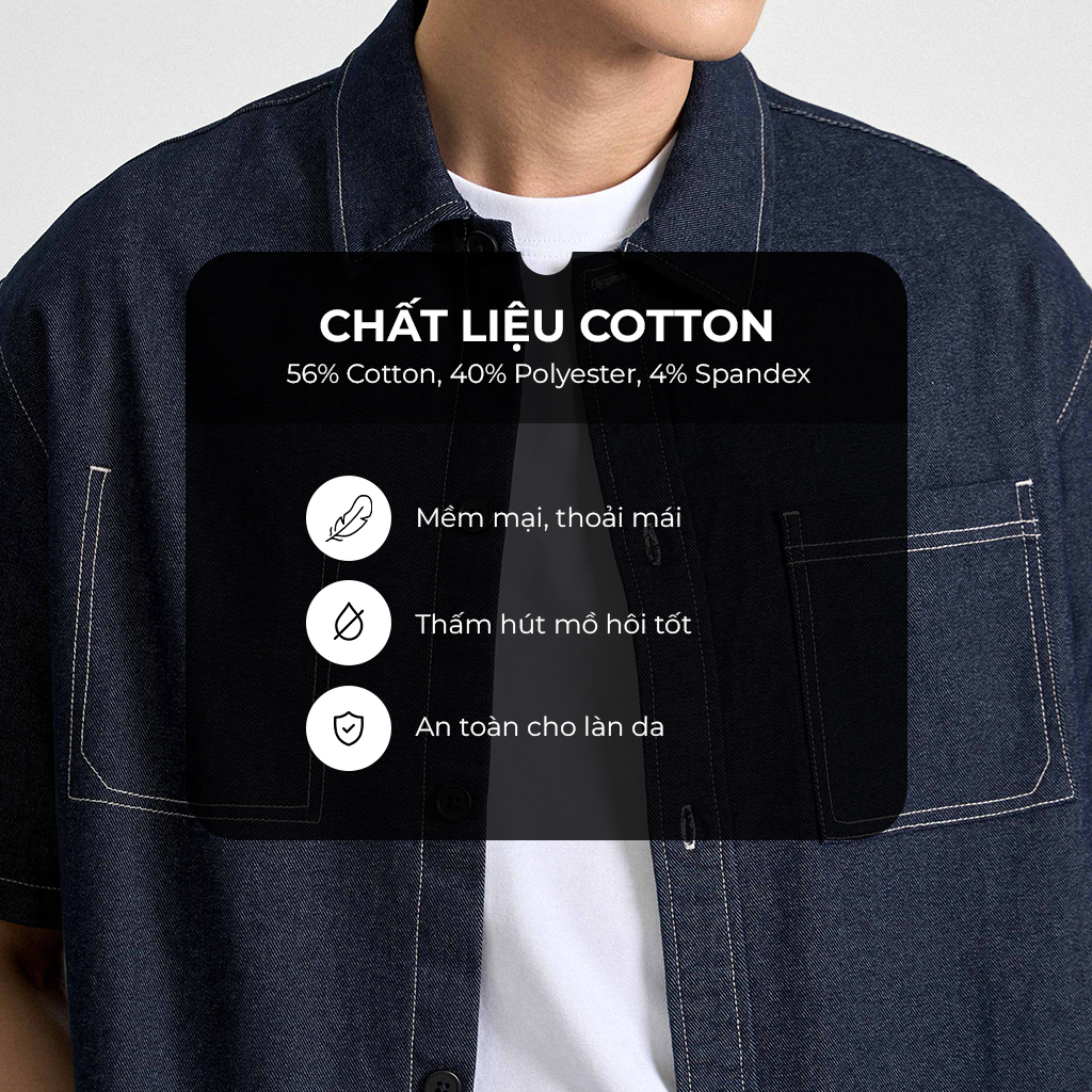Mô tả Áo Sơ Mi Nam KRIK Form Classic Chất Liệu Cotton Bền Màu Thiết Kế Chỉ Nổi Ấn Tượng  Lạ Mắt SC3185 - 2