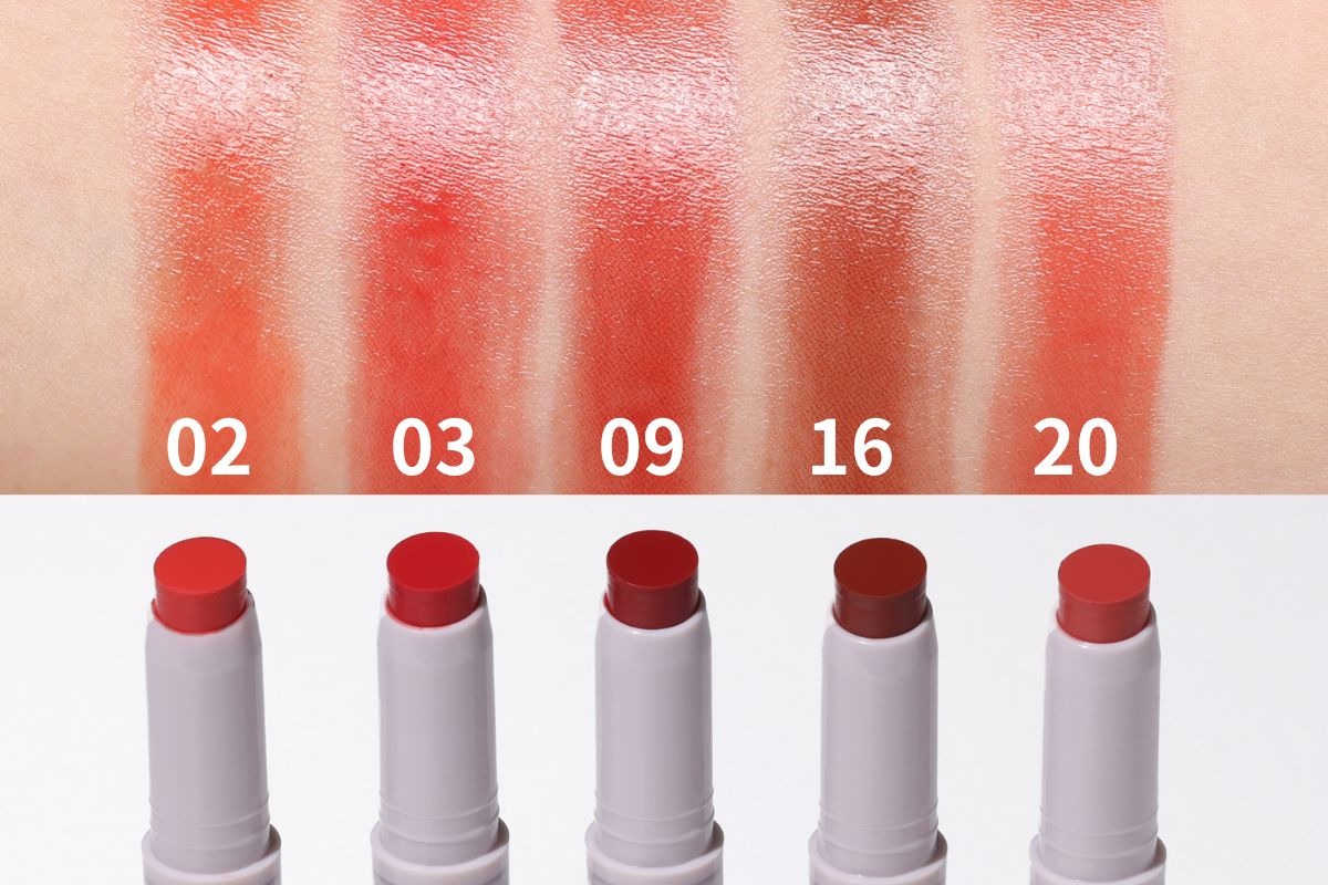 Rouge à Lèvres Baume Stay-On Canmake - N°20 Cotton Peony - Effet Naturel - Neuf Sous Emballage