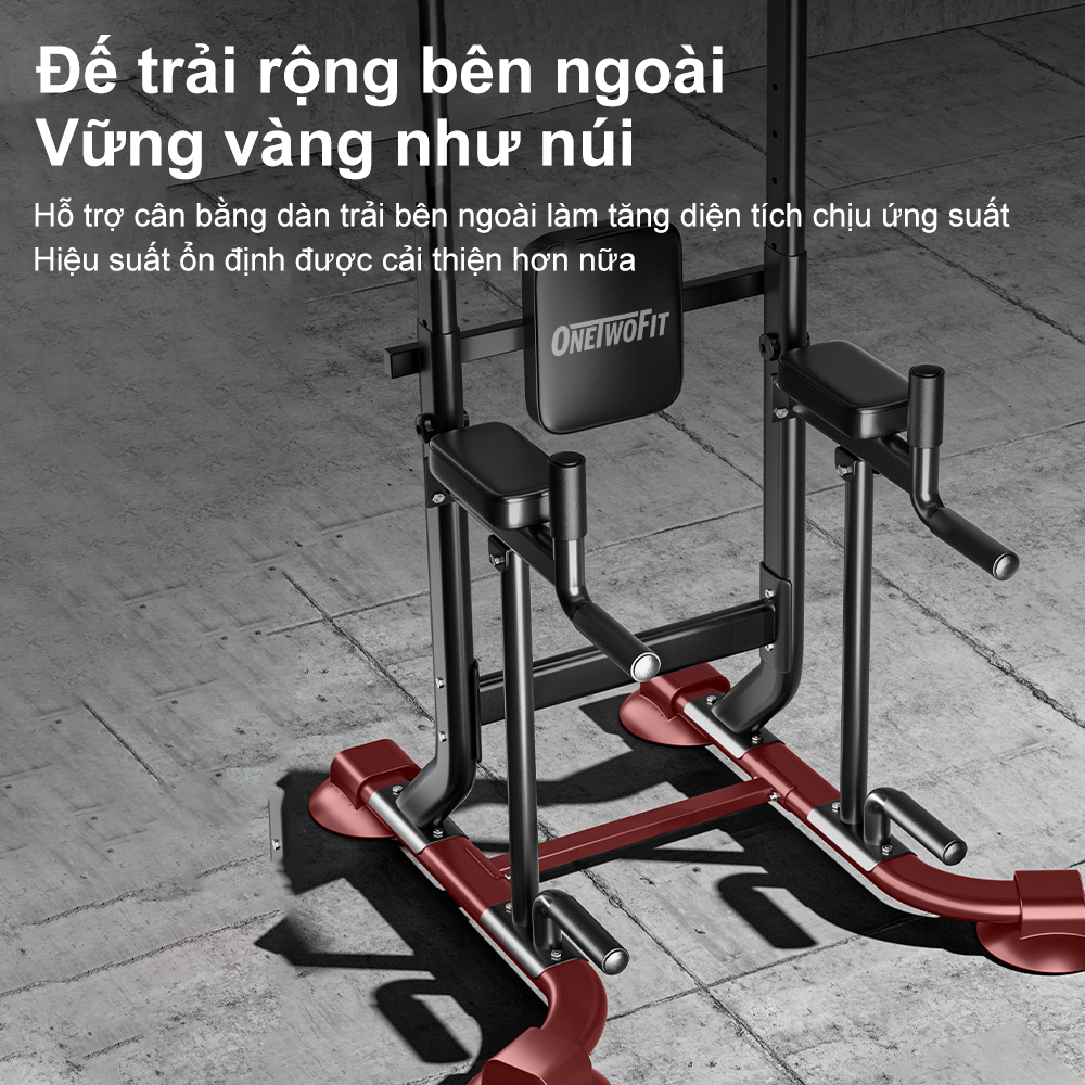 Mô tả OneTwoFit Giàn Tập Thể Hình Đa Năng, giàn xà đơn xà kép có thể điều chỉnh chiều cao - 6