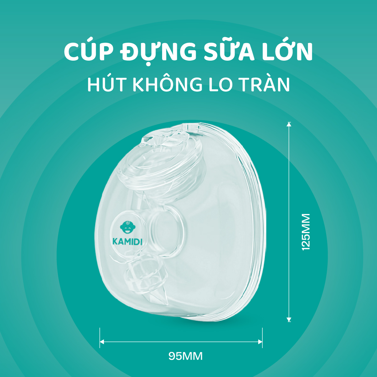 Mô tả Máy Hút Sữa Rảnh Tay Kamidi Easy 1 Máy Hút Sữa Điện Đôi Chế Độ Sinh Học Tiện Lợi Cho Mẹ - 4