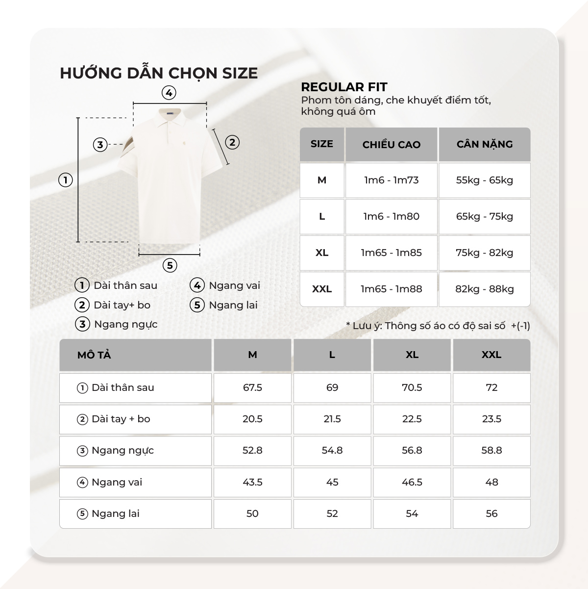 Mô tả Áo polo nam cao cấp SIMON, chất liệu mới CVC Diamond, thanh lịch sang trọng - POLOMANOR - 5