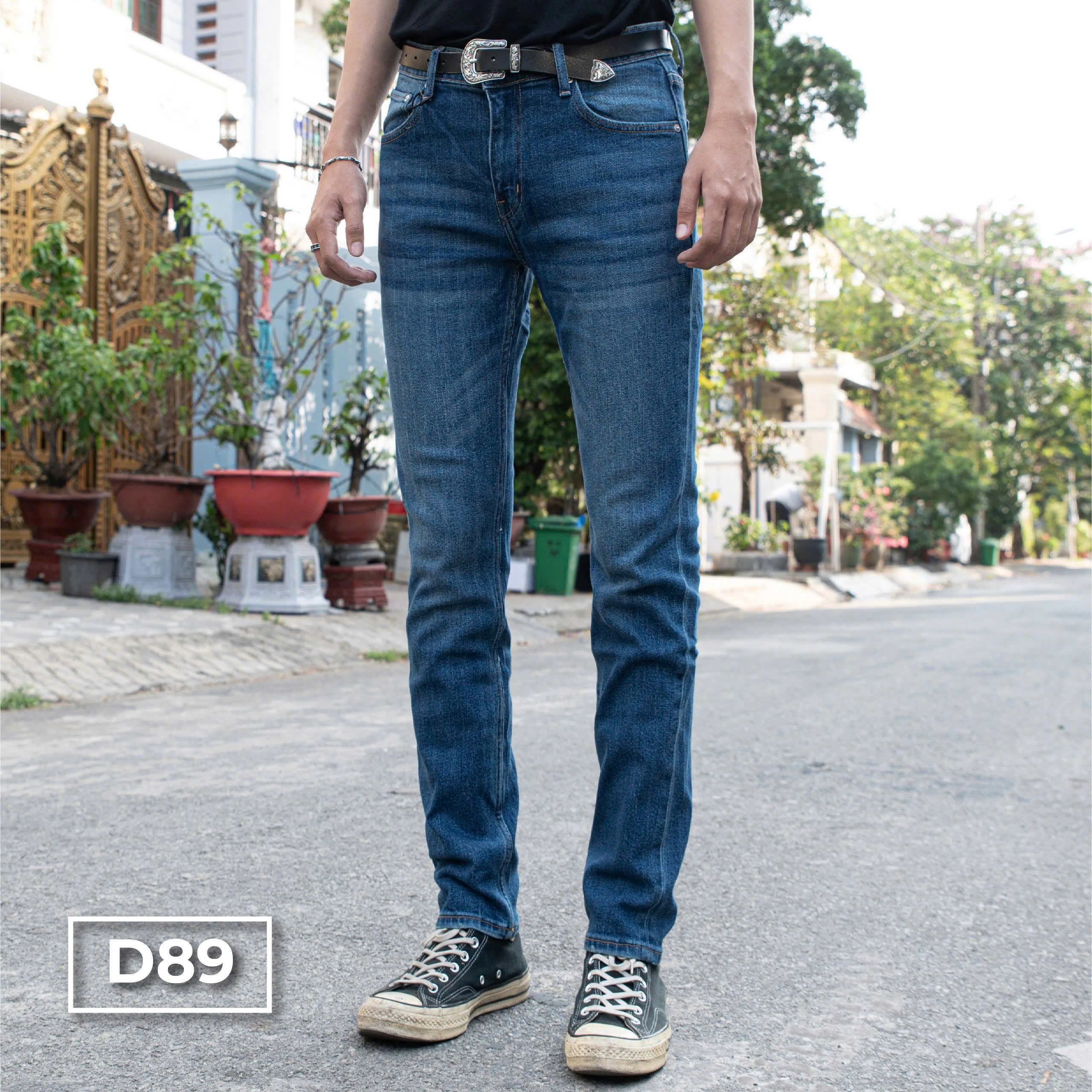 Mô tả Quần Jeans Nam Hunter Xrays D89 Xanh Đậm Dài - Menswear - 1