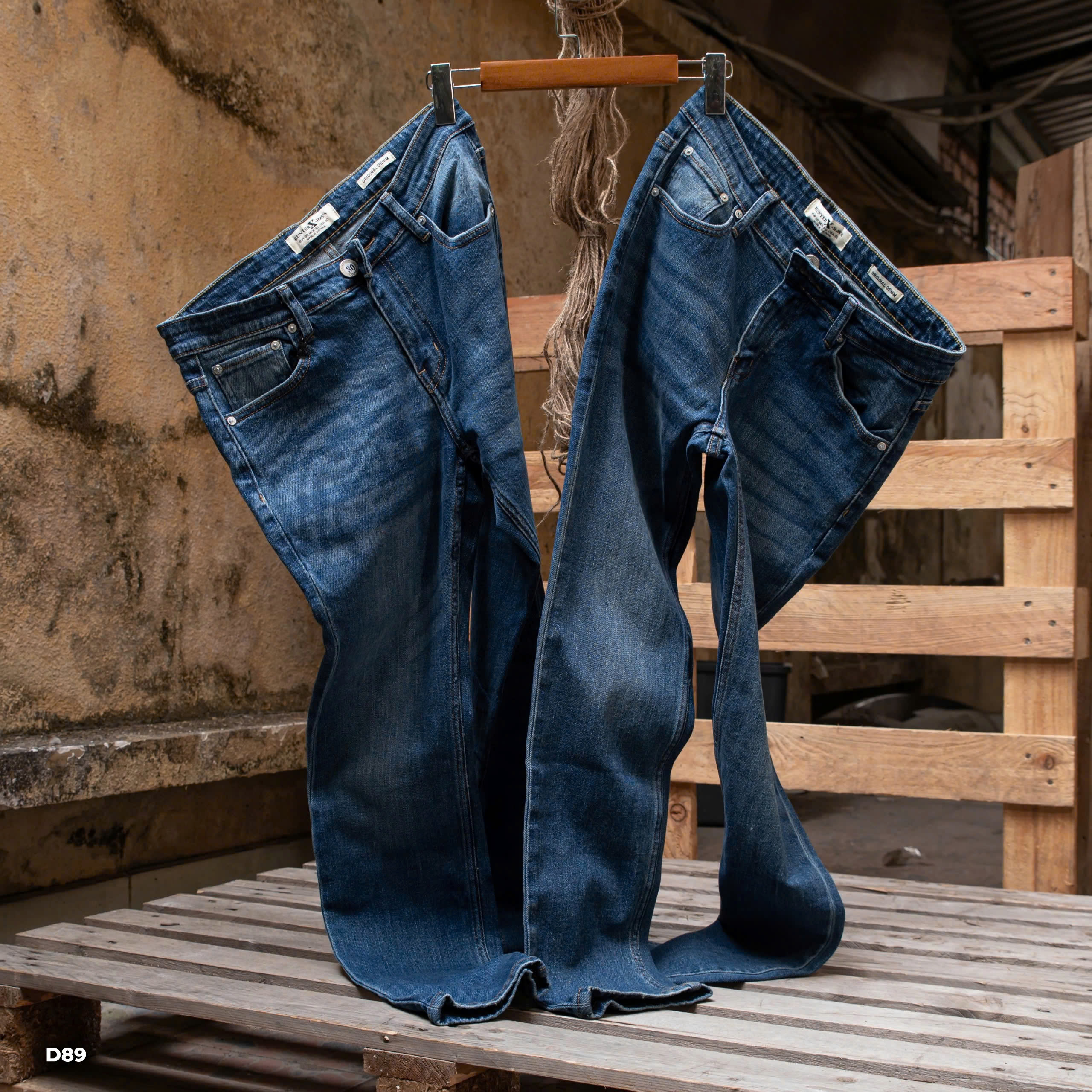 Mô tả Quần Jeans Nam Hunter Xrays D89 Xanh Đậm Dài - Menswear - 2
