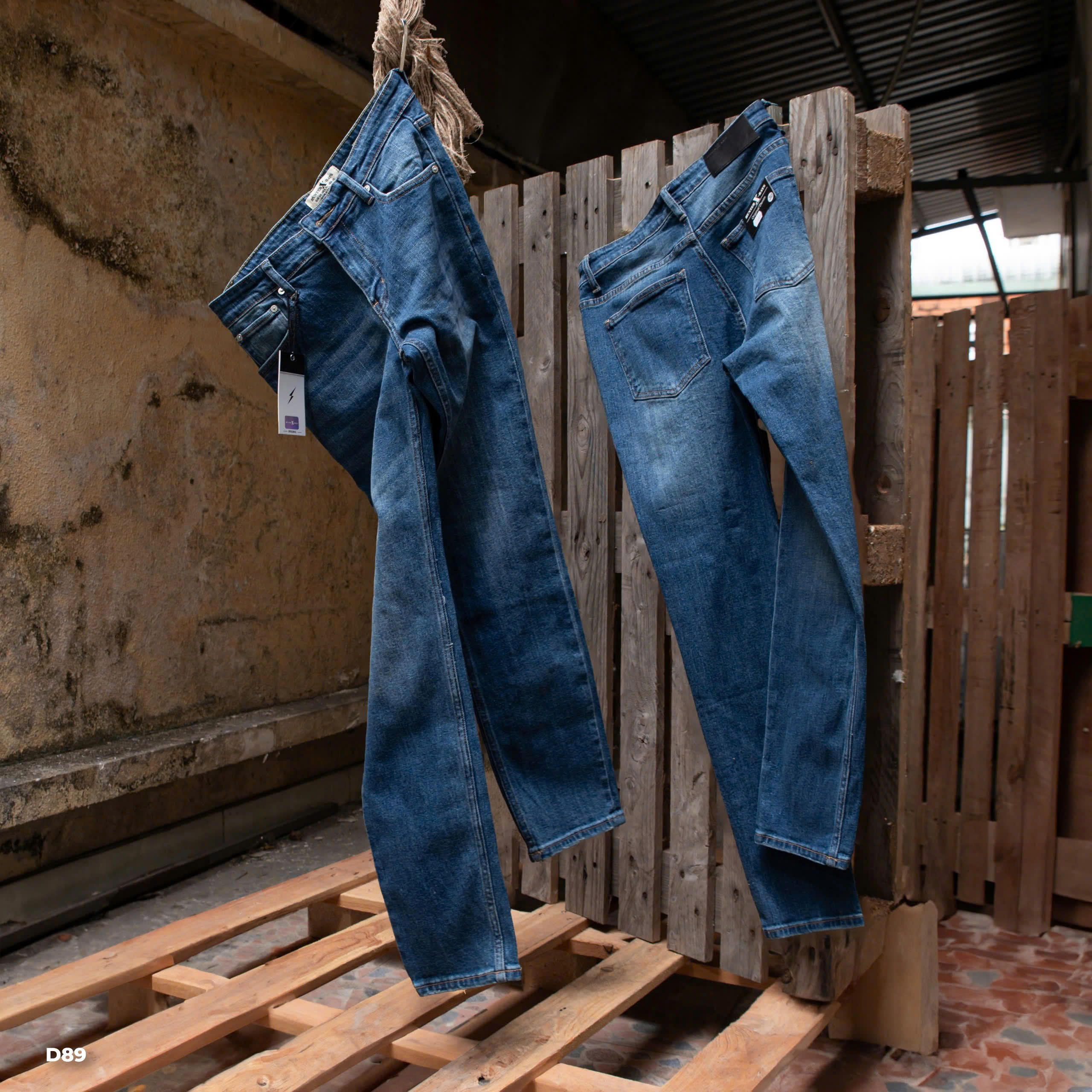 Mô tả Quần Jeans Nam Hunter Xrays D89 Xanh Đậm Dài - Menswear - 3