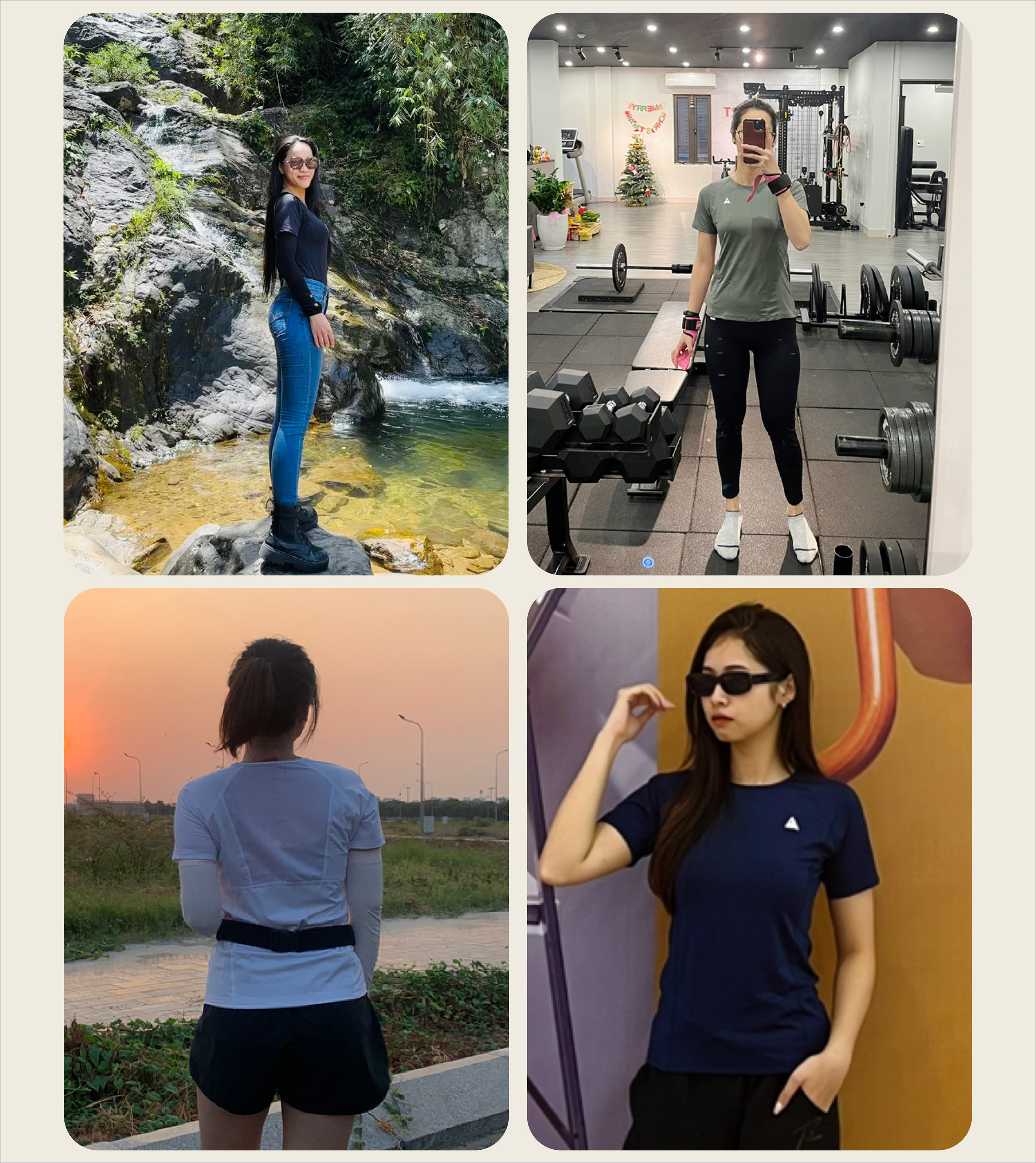 Mô tả Áo tập gym yoga nữ Fitme Sigma phối lưới thông thoáng, vải cao cấp co giãn 4 chiều thấm hút mồ hôi tốt ATSM - 7
