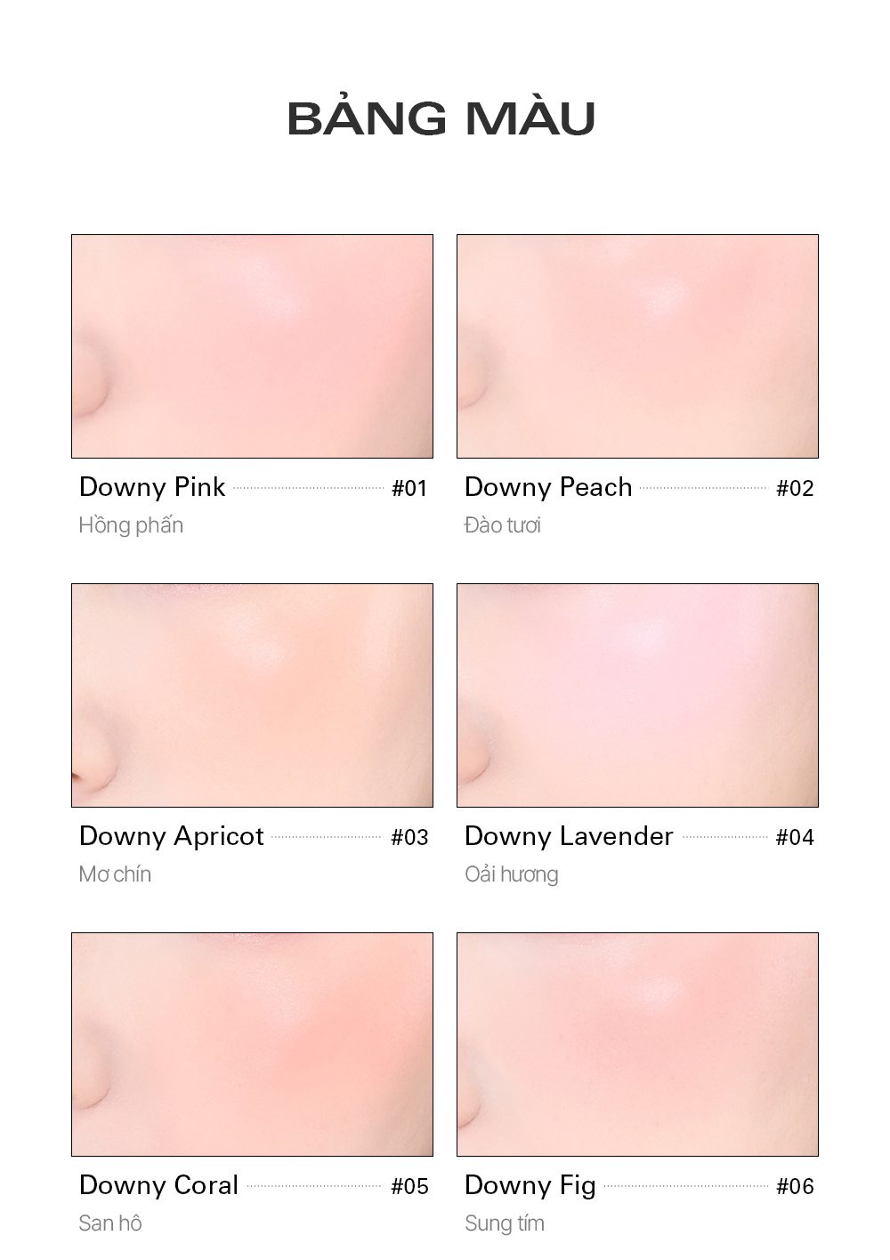 Mô tả Má hồng kem BBIA Ready To Wear Downy Cheek 3.5g - 6