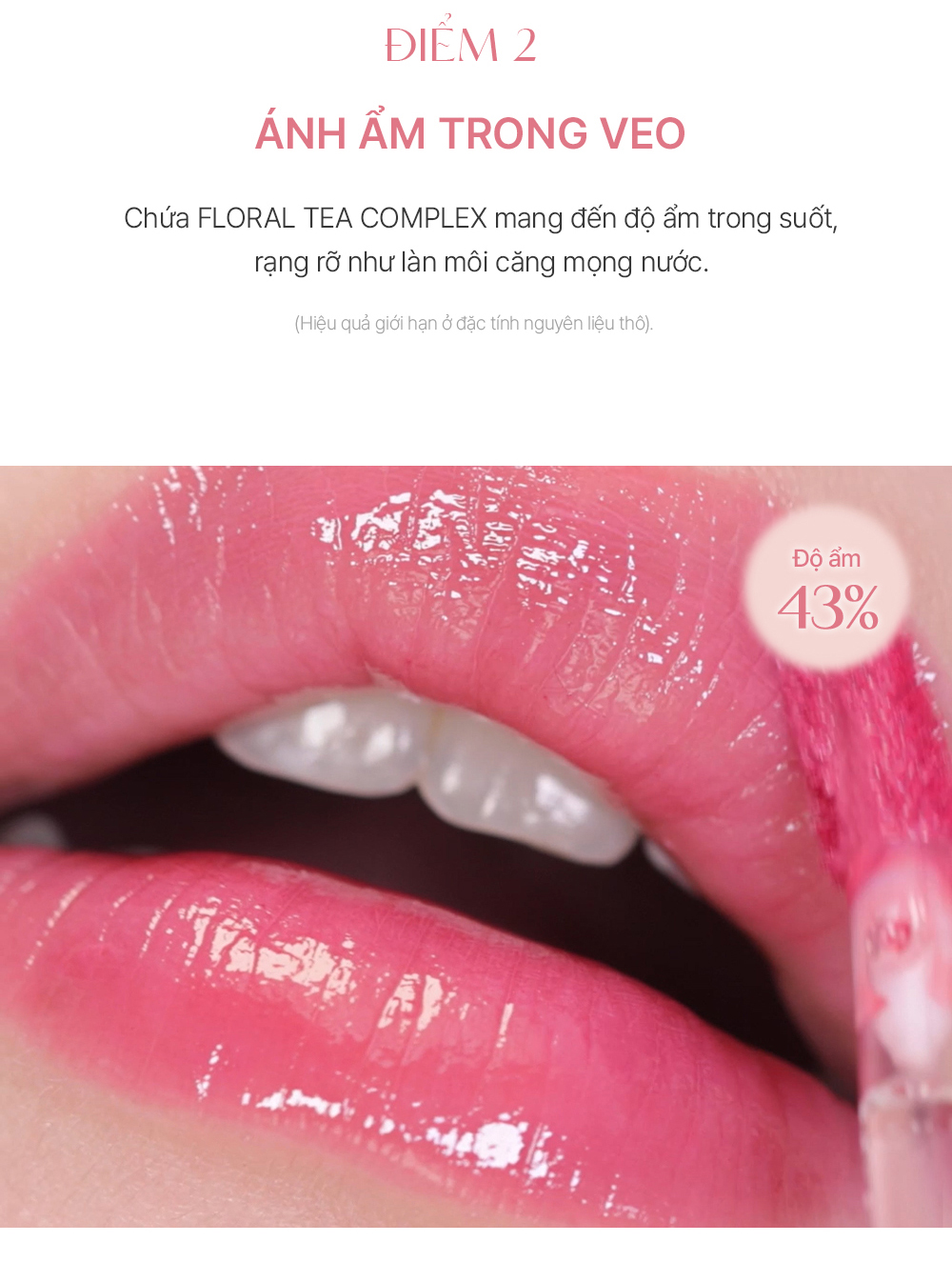 Mô tả Son tint bóng Thuần Chay Bbia Leau Tint (7 màu) 4.5g Bbia Official Store - 5