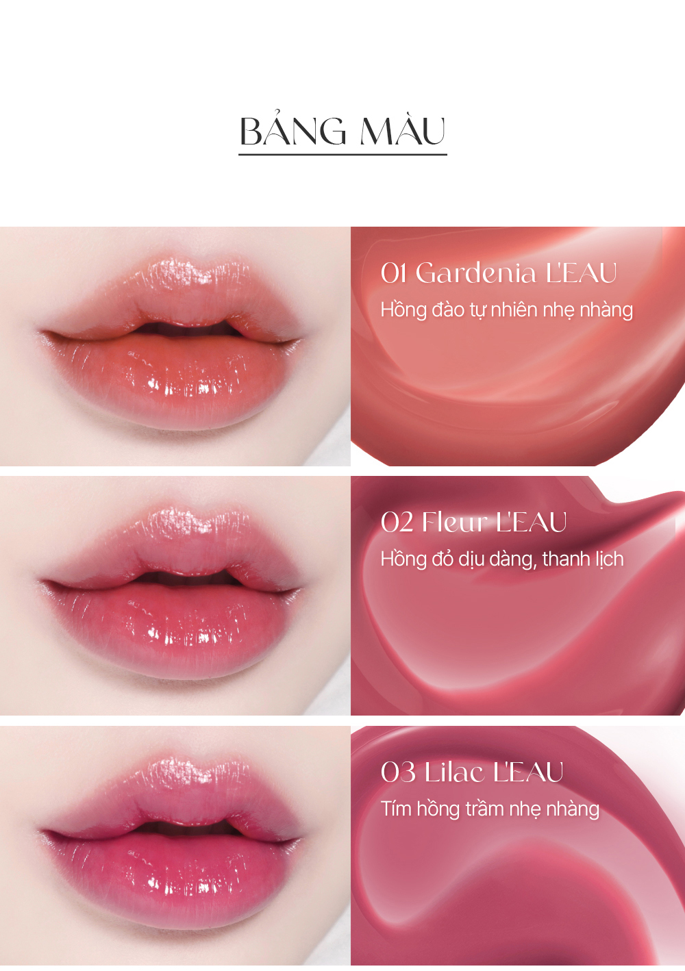 Mô tả Son tint bóng Thuần Chay Bbia Leau Tint (7 màu) 4.5g Bbia Official Store - 7