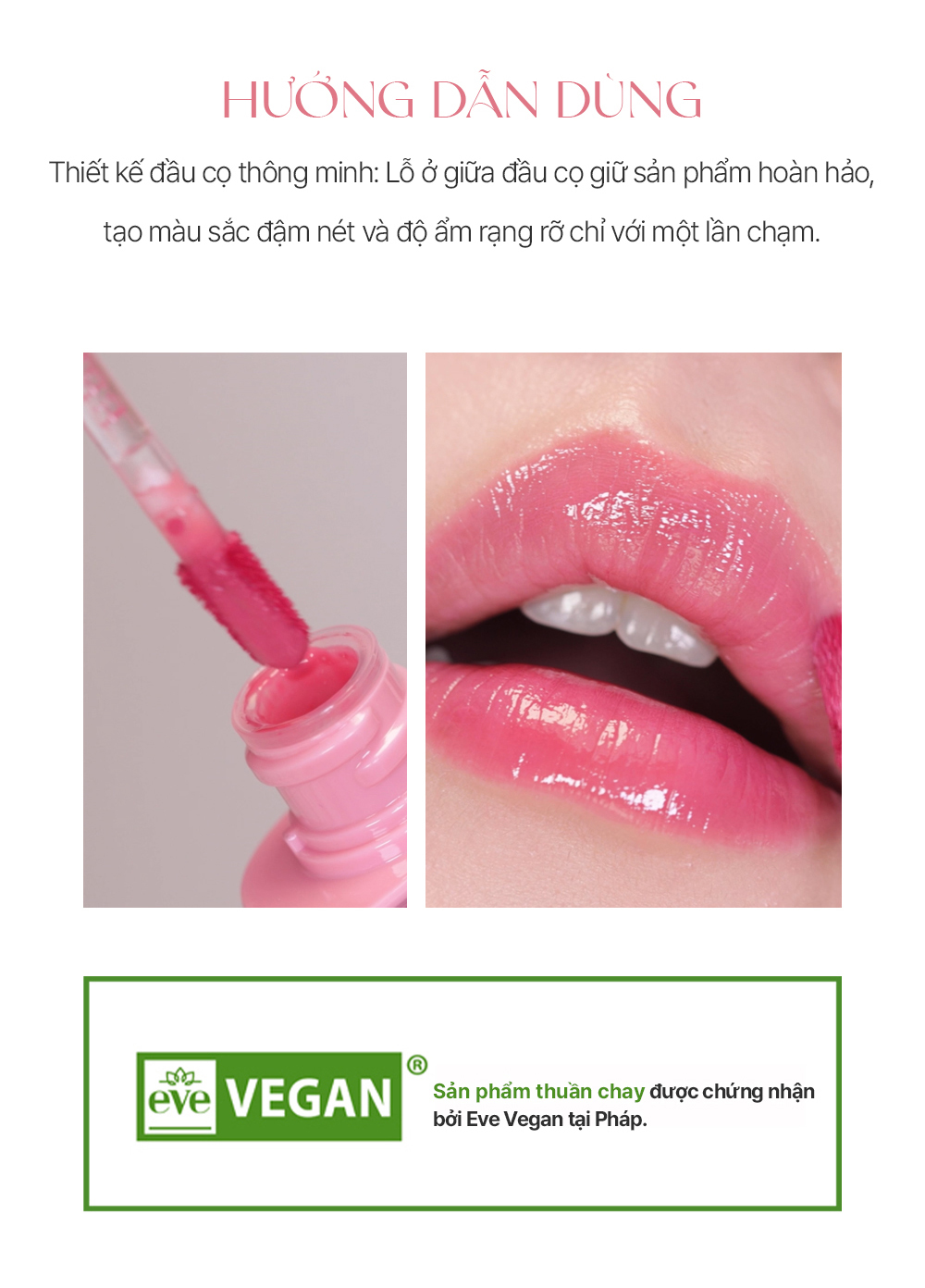Mô tả Son tint bóng Thuần Chay Bbia Leau Tint (7 màu) 4.5g Bbia Official Store - 11