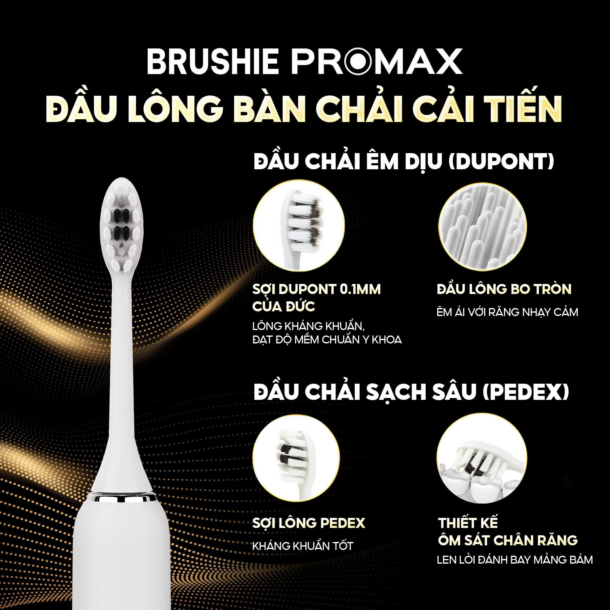 Brushie Promax tích hợp rửa mặt