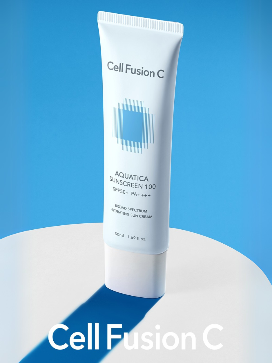 Mô tả Kem Chống Nắng Cấp Ẩm & Dịu Da Cell Fusion C Aquatica Sunscreen 100 SPF 50+/PA++++ - 1