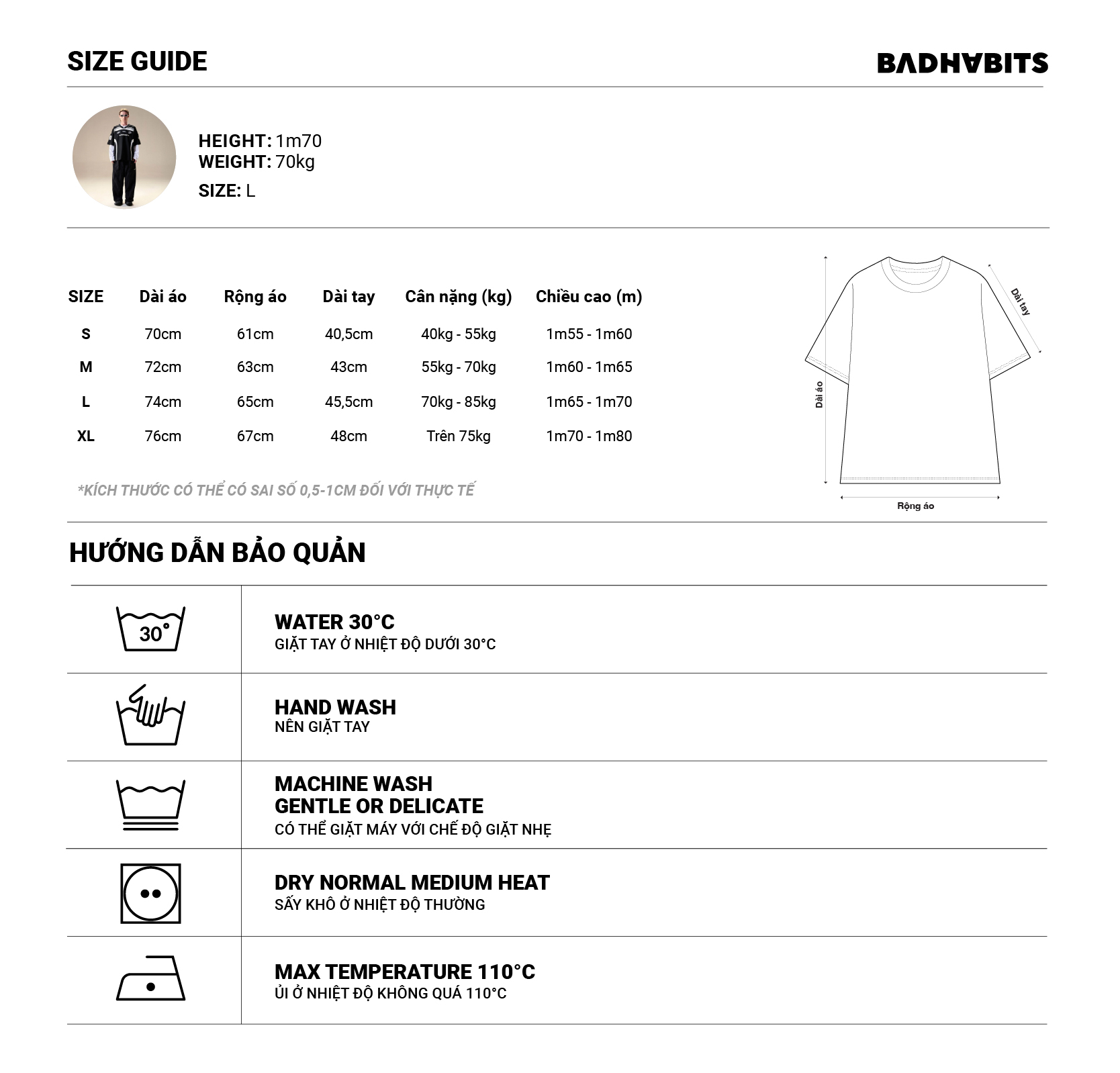 Mô tả ÁO THUN UNISEX -  SUPERTRAMP ZERO JERSEY - BAD HABITS SUPERTRAMP COLLECTION - 2