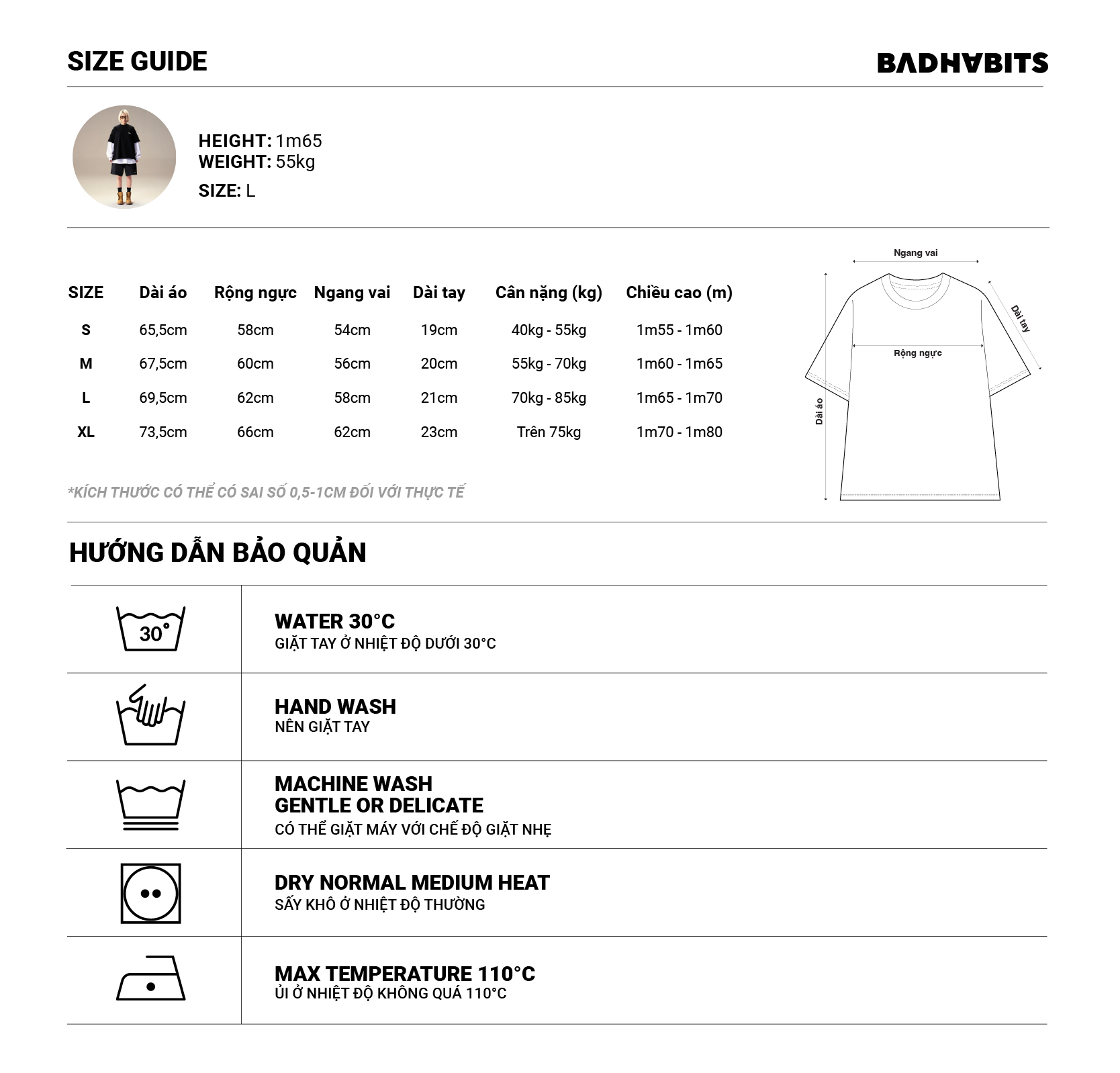 Mô tả ÁO THUN UNISEX - S-WANDERLUST GEAR TEE - BAD HABITS SUPERTRAMP COLLECTION - 2