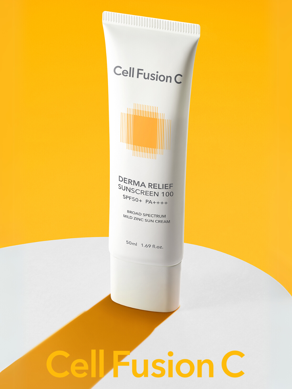Mô tả Kem Chống Nắng Thuần Vật Lý An Toàn Cho Mẹ Bầu & Em Bé Cell Fusion C Derma Relief Sunscreen 100 SPF 50+/PA++++ - 1