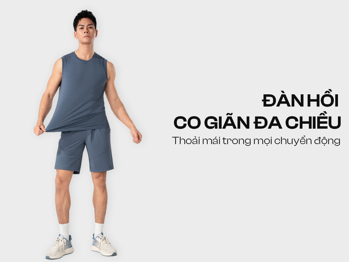 Áo Sát Nách Nam 5S Fashion ASN25005 màu Đen
