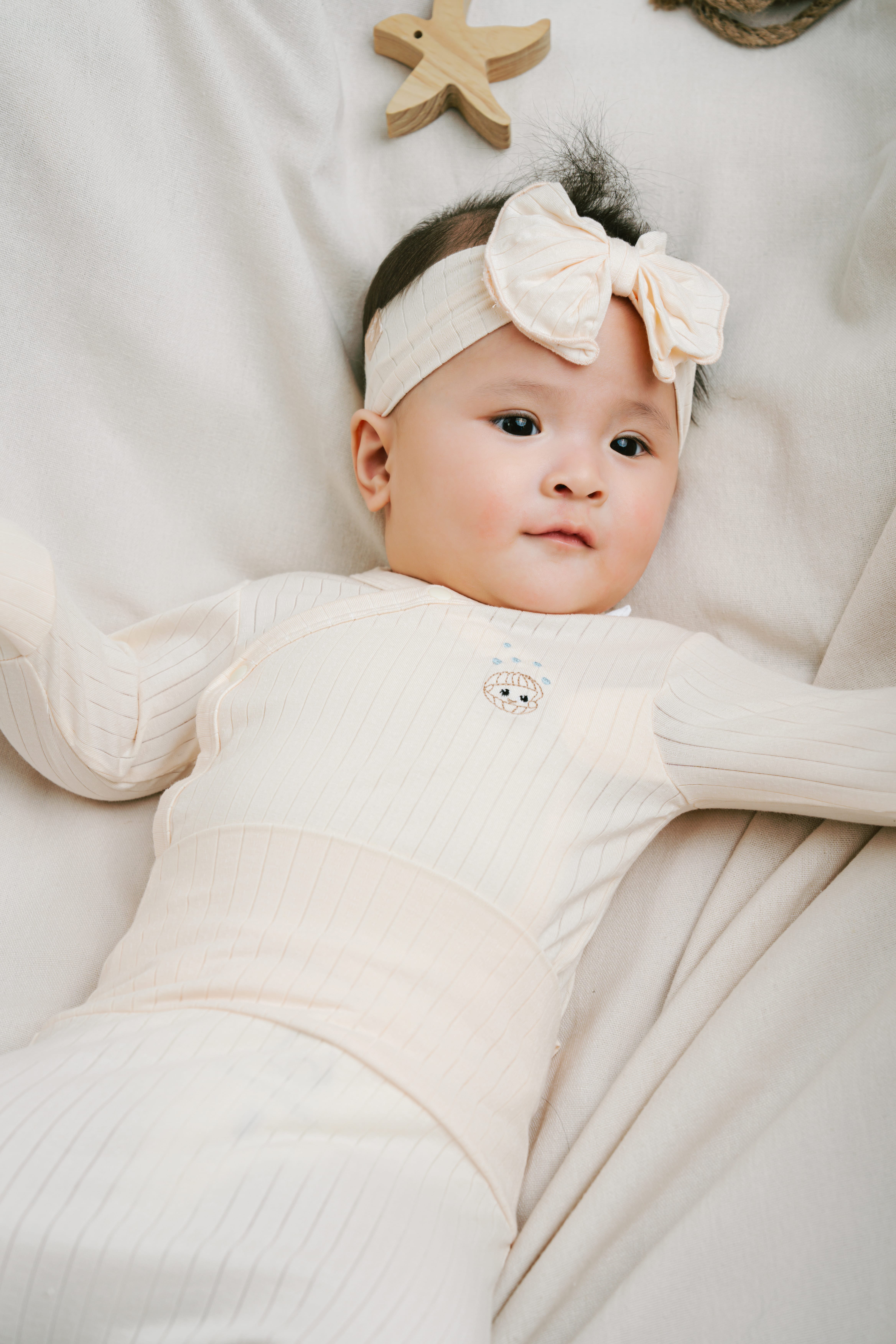 Mô tả Bộ dài tay cài chéo BU Baby BMD110800 - 3
