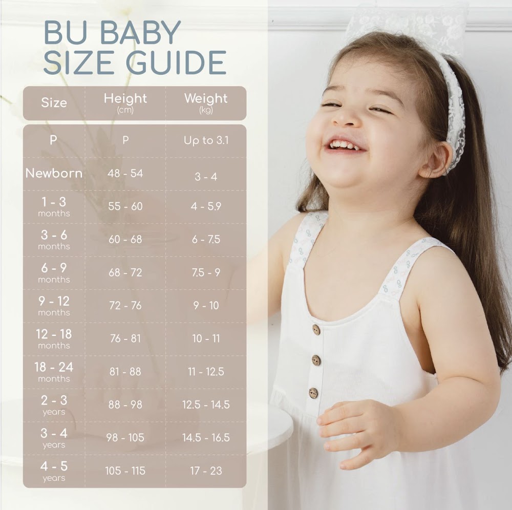 Mô tả Body chip ngắn tay raglan cổ trụ BU Baby Bambus BBB230301 - 3
