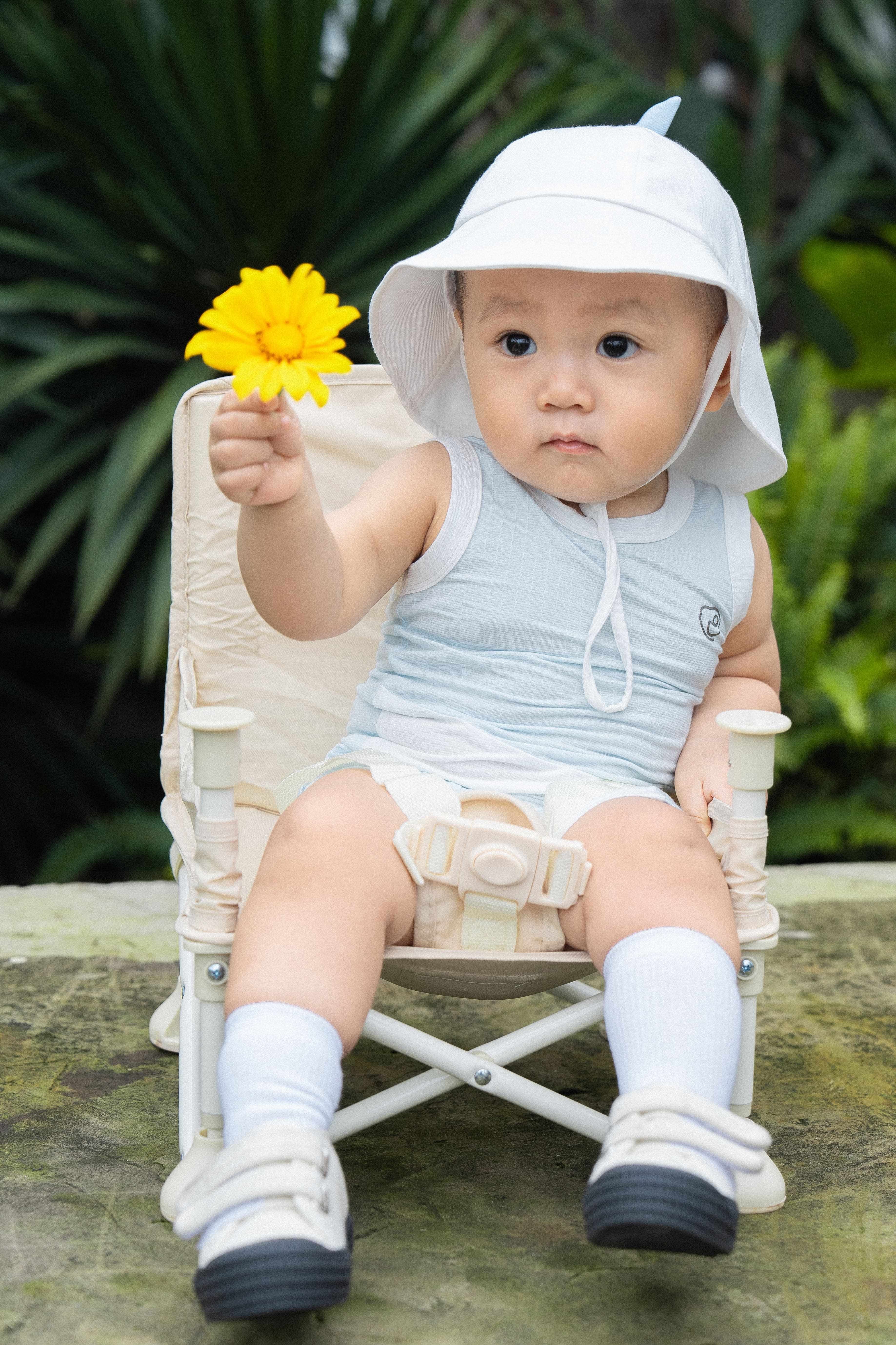 Mô tả Bộ sát nách cổ tròn Siro BU Baby BSR140402 - 3