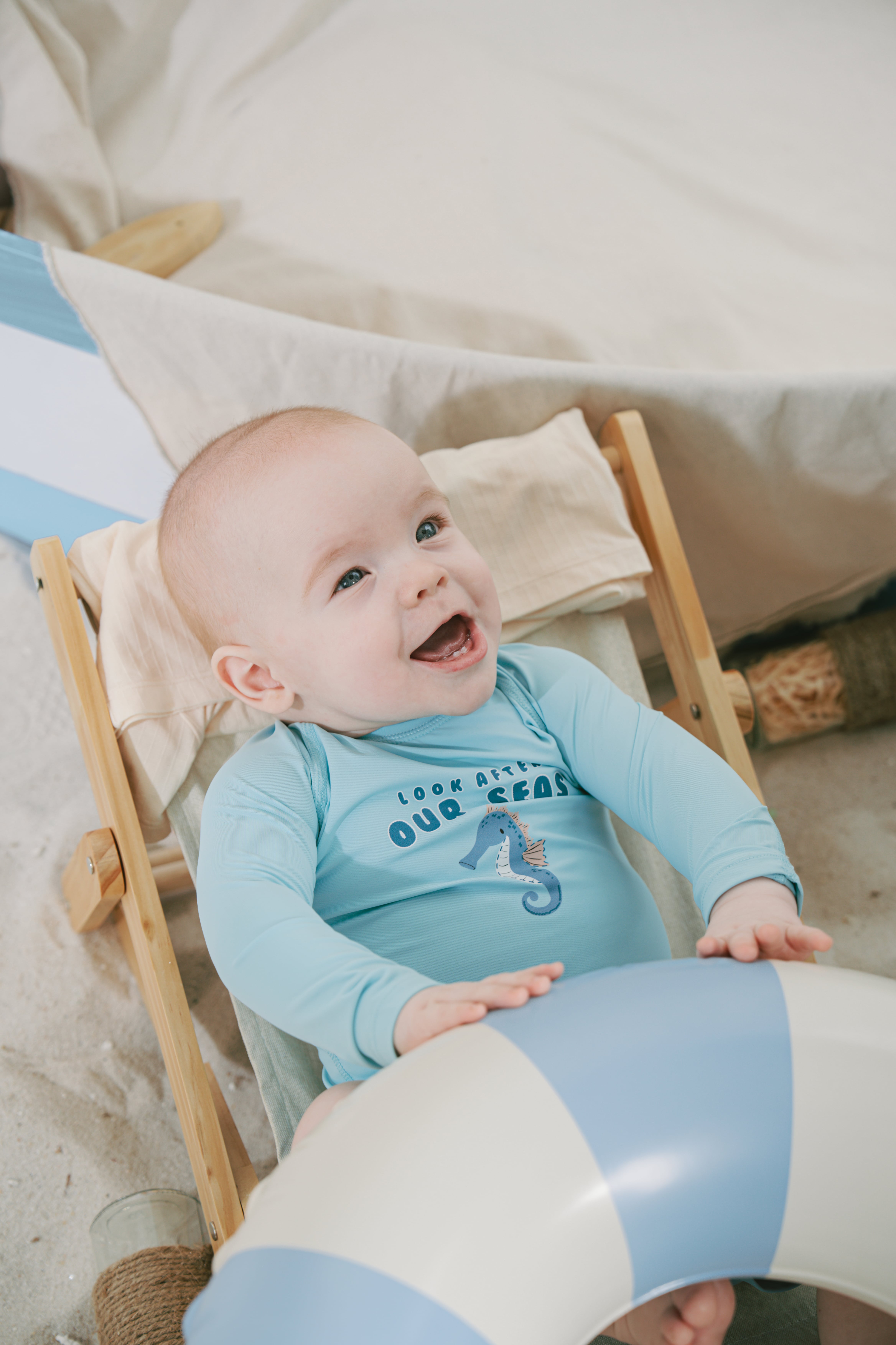 Mô tả Bộ bơi Áo dài tay, quần đùi khóa sau BU Baby BSM171300 - 2