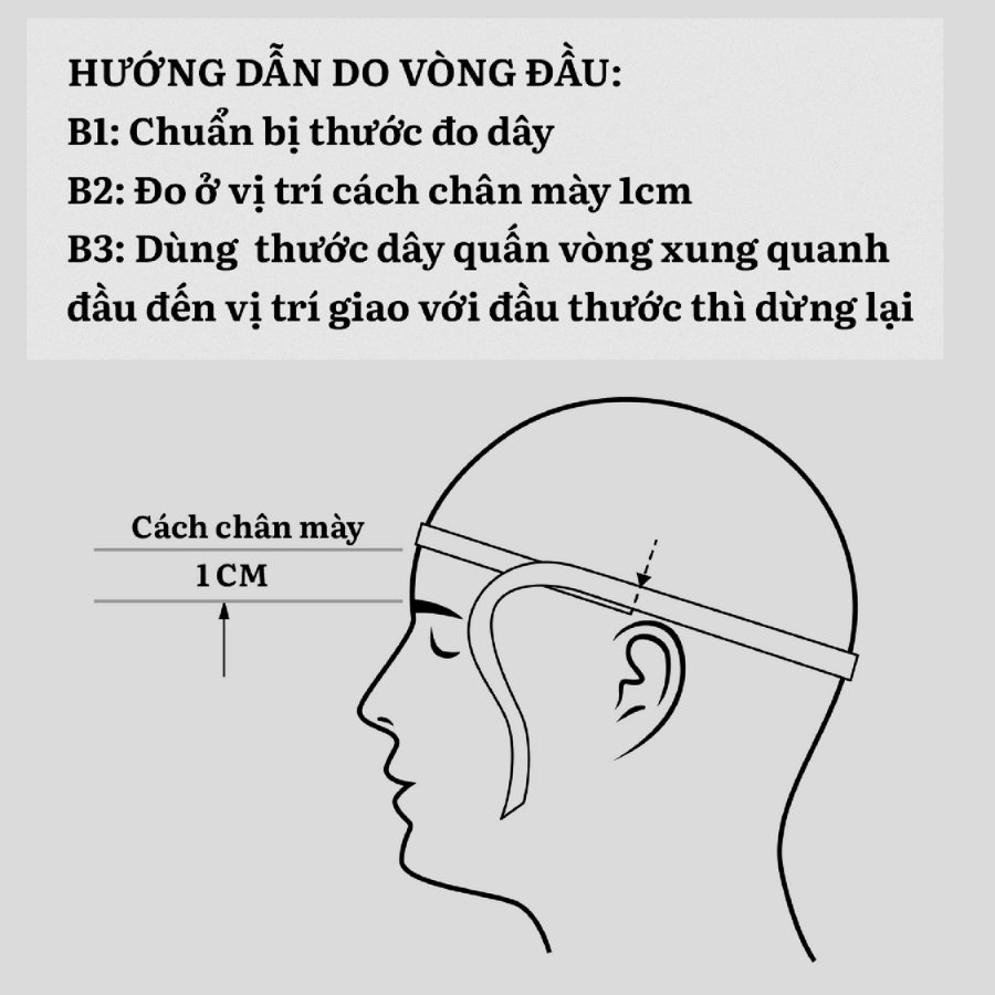 Mô tả Mũ Bảo Hiểm Nửa Đầu Mỏ Liền VARO SHAPE Có Lỗ Thông Gió Phong Cách Nhật Bản Freesize Vòng Đầu 54-59cm - 6