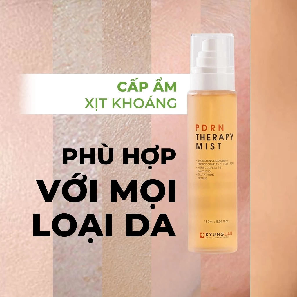 Mô tả Xịt khoáng KyungLab PDRN dưỡng ẩm phục hồi da, dưỡng da căng bóng, ngăn ngừa lão hoá 150ml - 2