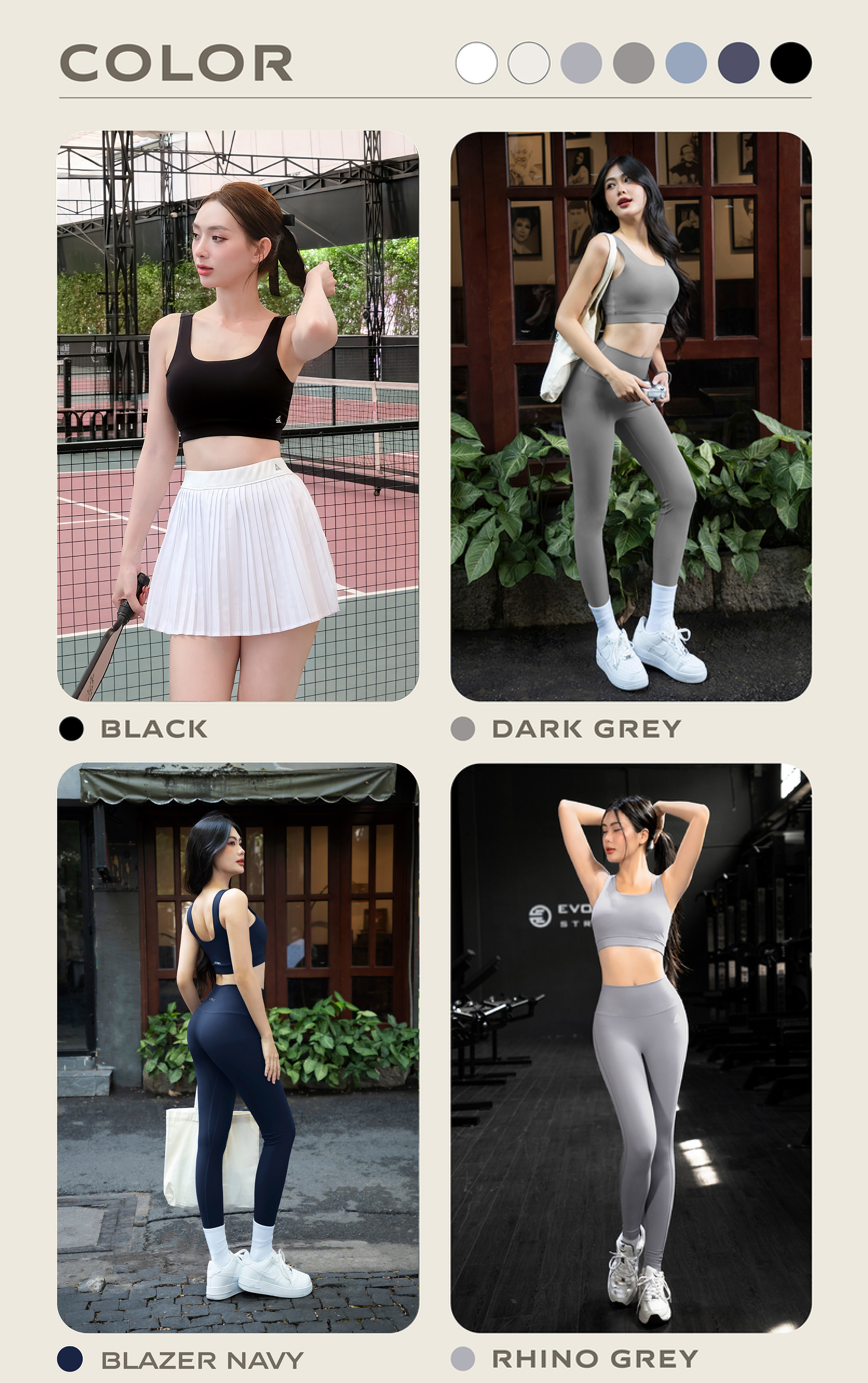 Mô tả Áo bra tập gym thể thao nữ Fitme Zeta có mút nâng ngực và định hình, vải 2 lớp dày dặn thấm hút tốt BRZT - 8