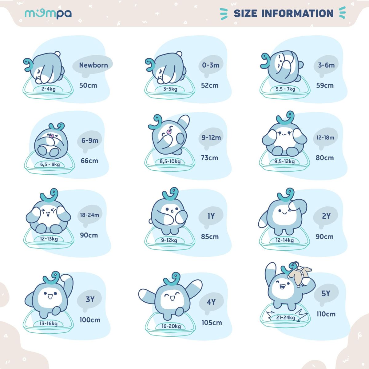 Quần đùi Mompa Cotton Actif cho bé