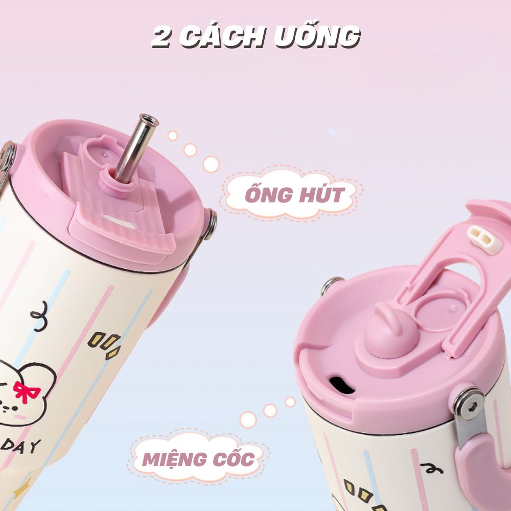 Mô tả Ly Giữ Nhiệt ĐôRêMon LEVIKA 2023 Dễ Thương Dung Tích 600ml Chất Liệu Inox 304 Cao Cấp Giữ Nhiệt Từ 8-12 Giờ - 1