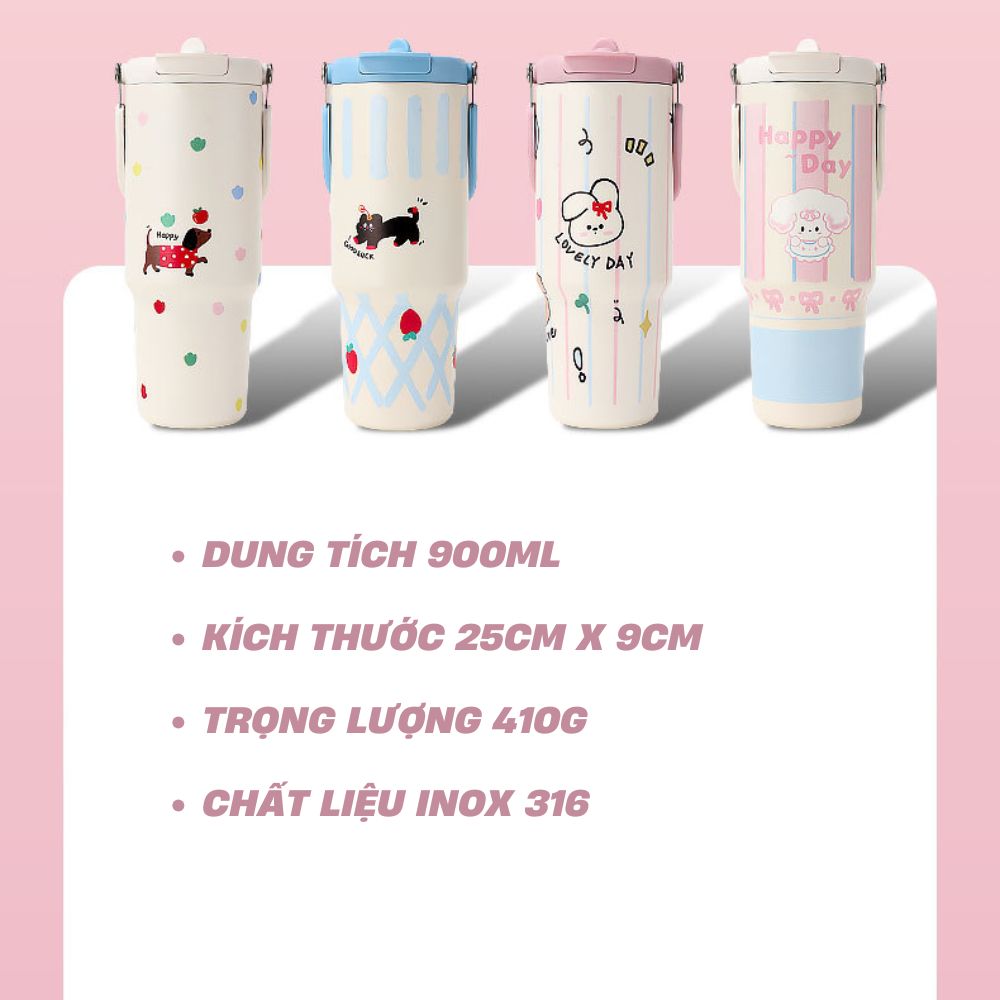 Mô tả Ly Giữ Nhiệt ĐôRêMon LEVIKA 2023 Dễ Thương Dung Tích 600ml Chất Liệu Inox 304 Cao Cấp Giữ Nhiệt Từ 8-12 Giờ - 5