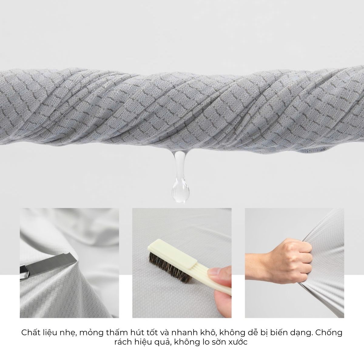 Chi tiết khóa kéo áo chống nắng AKUBA