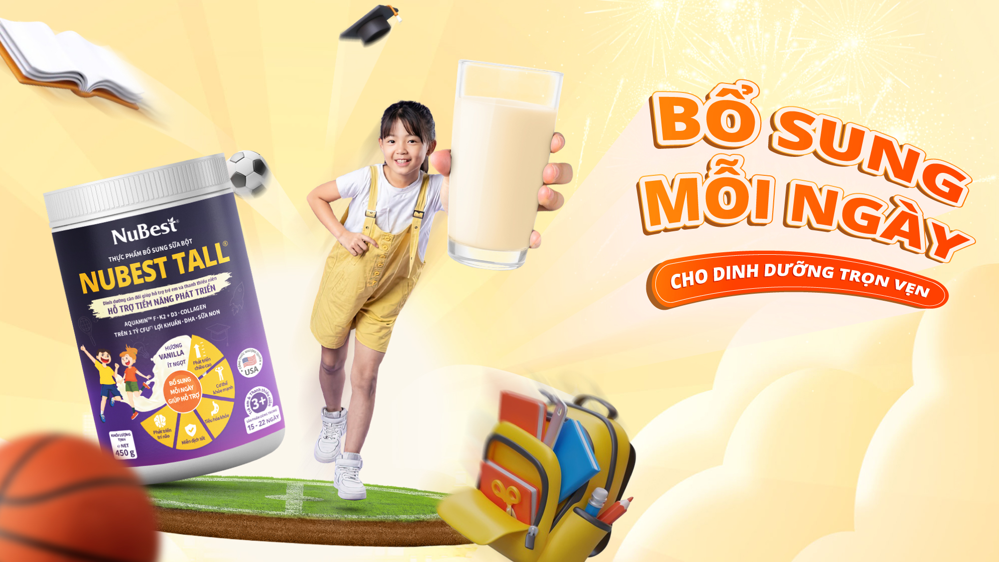 Thành phần Sữa Bột NuBest Tall