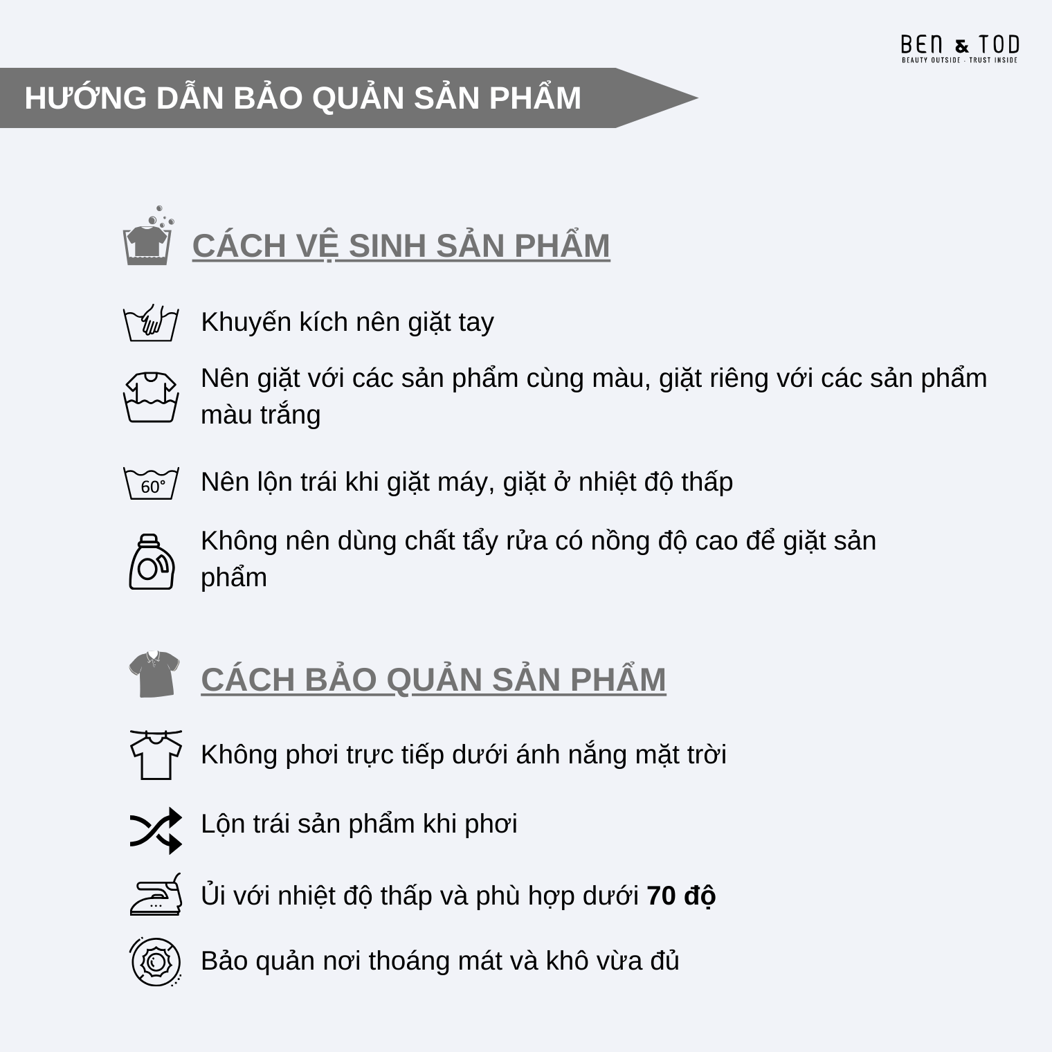 Mô tả Áo Polo Nam Form Regular R1300 BE501 chất cotton thoáng mát nhanh khô chuẩn form nam tính cao cấp Ben & Tod - 3