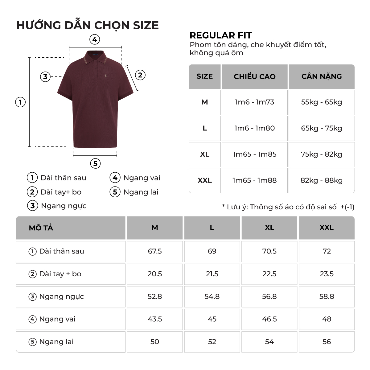 Mô tả Áo polo nam cao cấp CLASSIC DIAMOND, chất liệu CVC Diamond thanh lịch sang trọng - POLOMANOR - 1