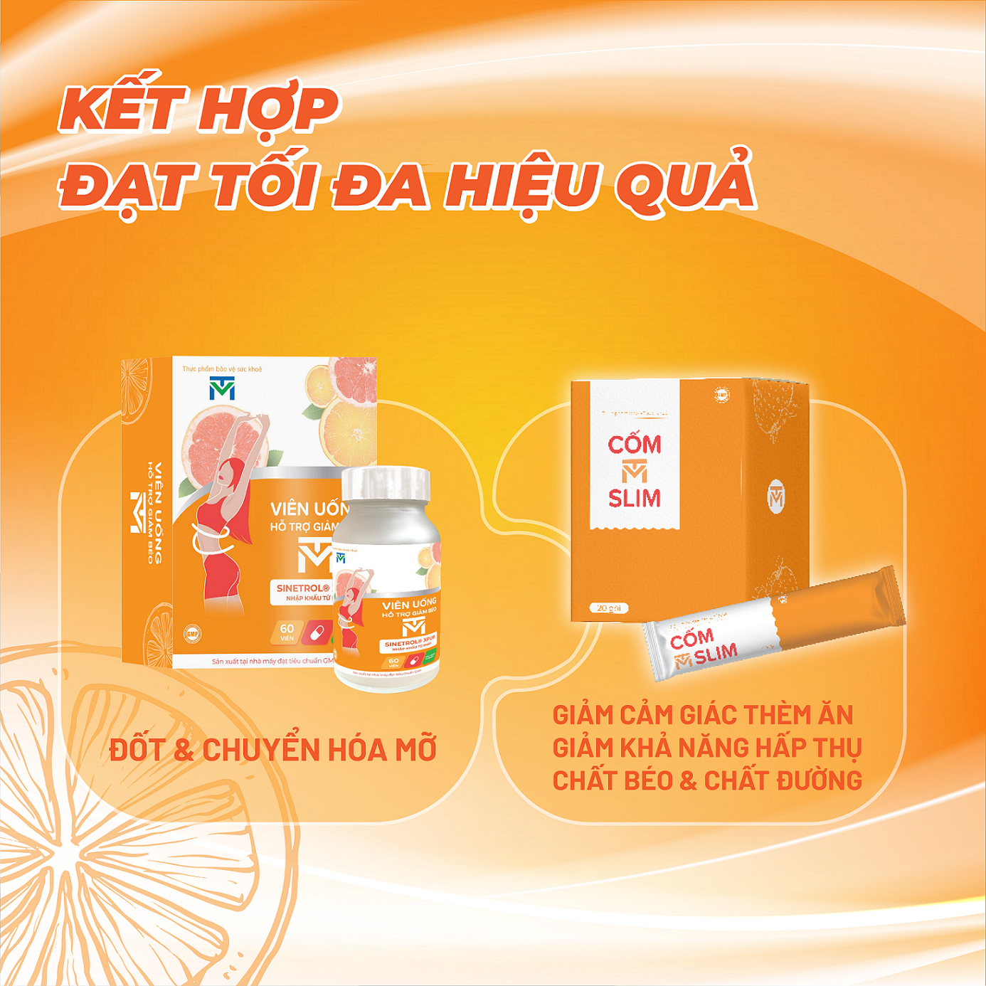 Mô tả Viên uống hỗ trợ giảm béo VTM giảm cảm giác thèm ăn, phân giải mỡ thừa, an toàn không tác dụng phụ - 6
