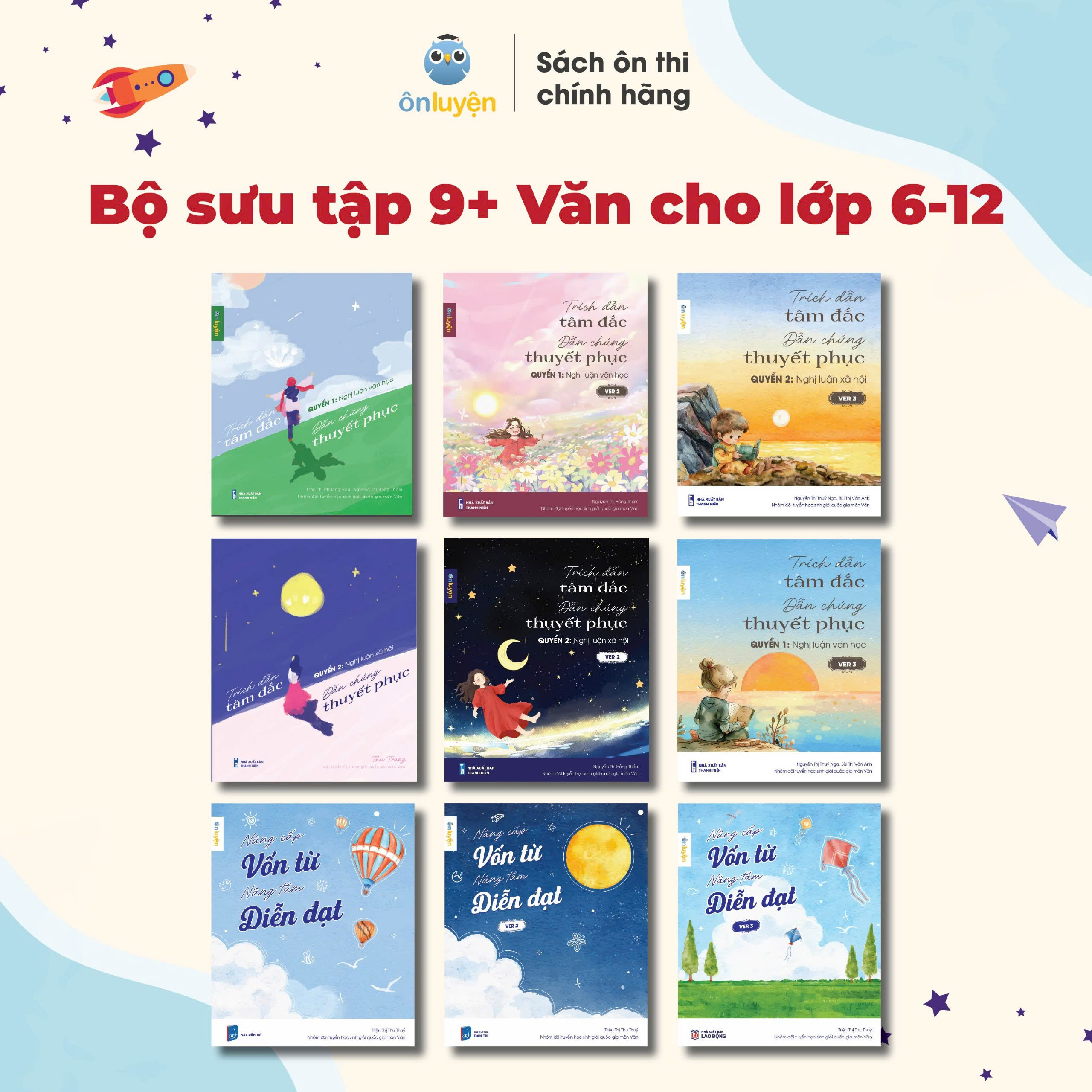 Mô tả Bộ Sưu tập Sách 9+ văn dành cho học sinh lớp 6-12 - Nhà sách Ôn Luyện - 1