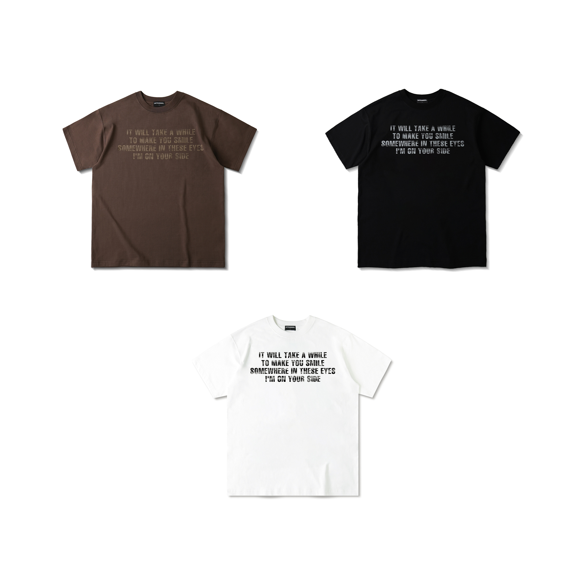 Mô tả Áo Thun Unisex DAPPERANDMORE Space Song Form Rộng Oversize 100% Cotton 250gsm - Black - 1