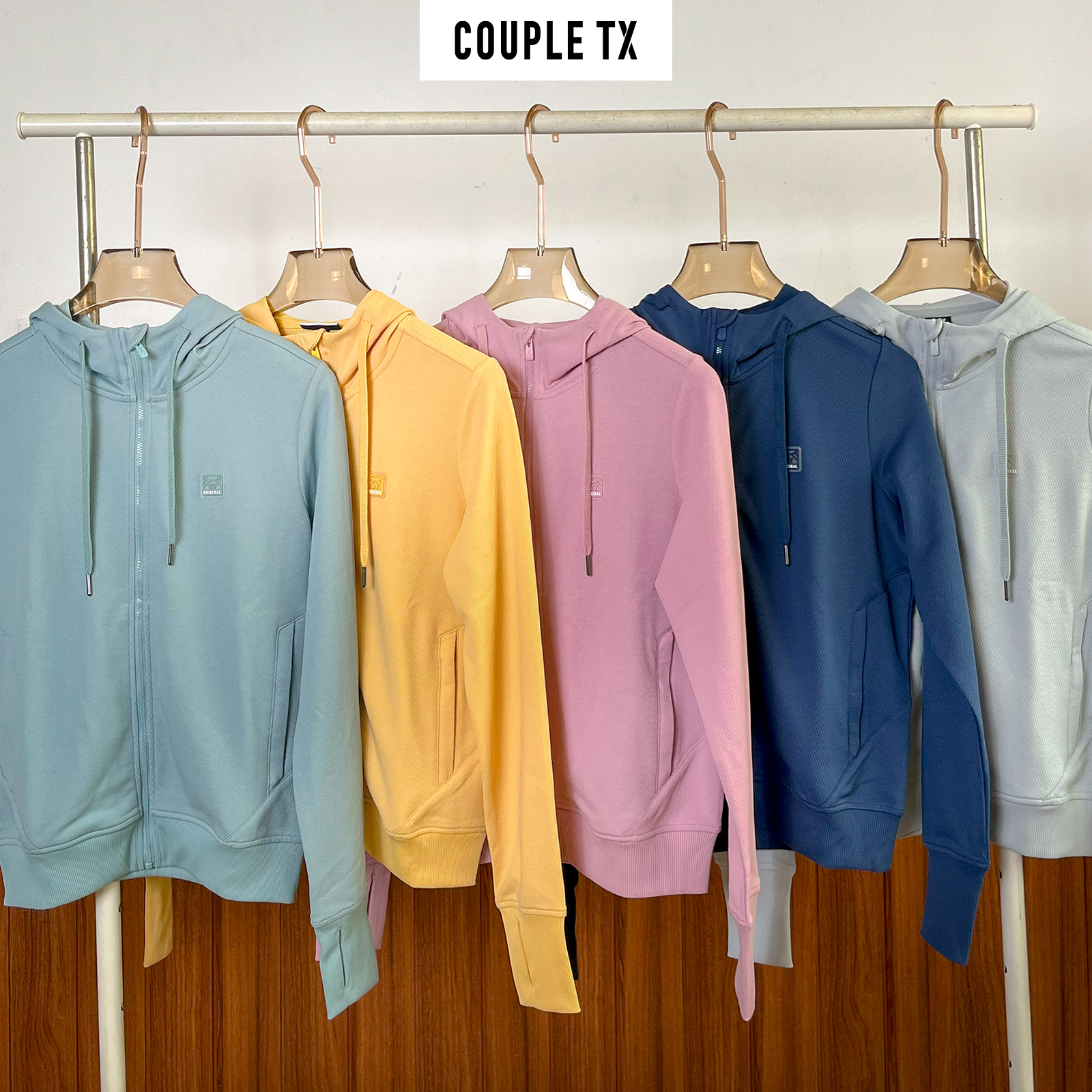Áo Khoác Nữ Chống Nắng Couple TX WOK 2064 màu Vàng