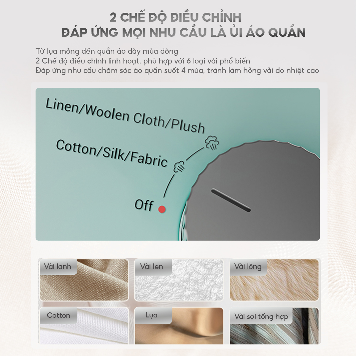 Mô tả Bàn ủi hơi nước đứng AQUA S2526T có thể ủi treo ủi phẳng, công suất 2000W, dung tích 1.7L - 5