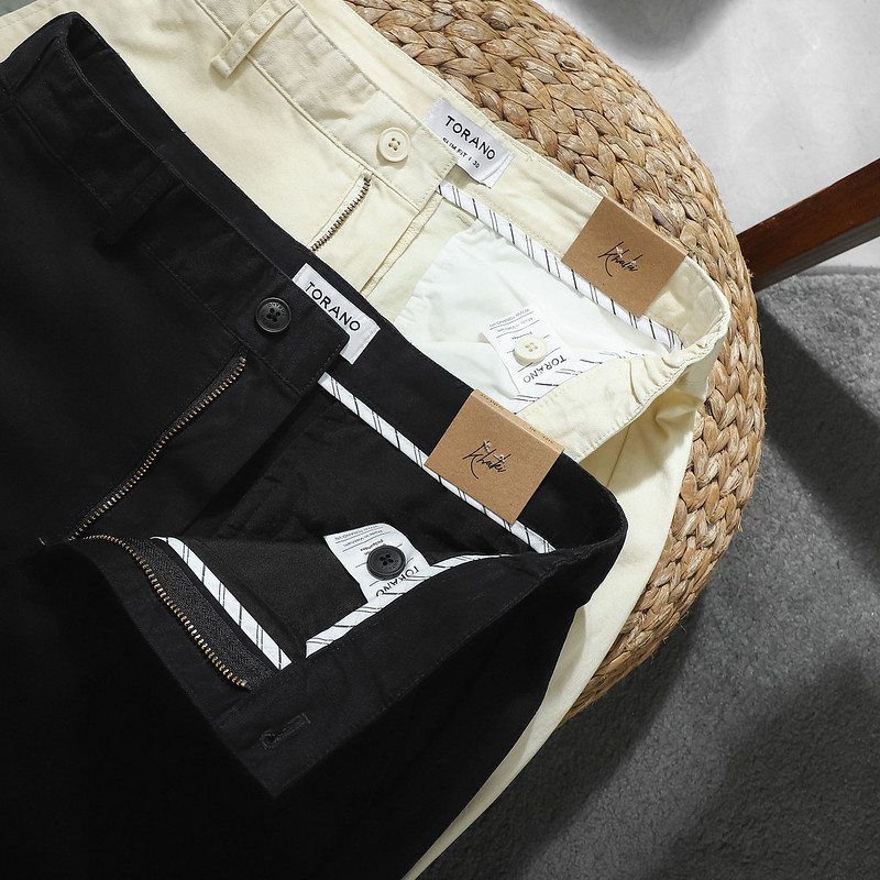 Mô tả Quần short kaki TORANO, form basic, bọc viền dây dệt sườn, chất liệu cao cấp, bền màu - 3