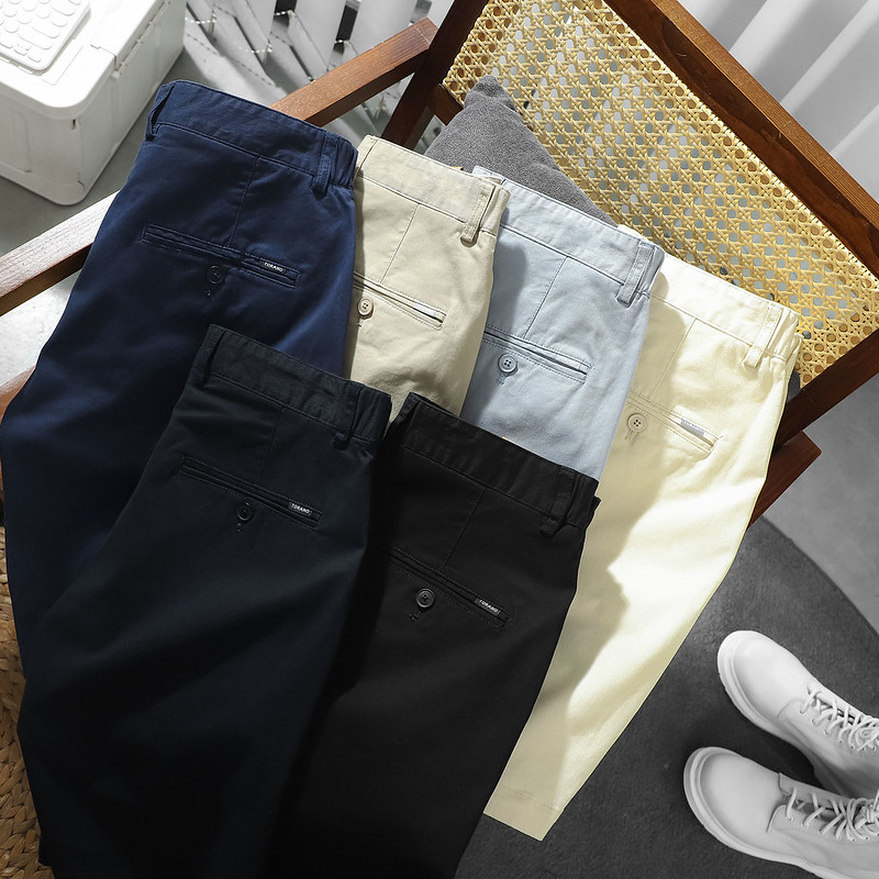 Mô tả Quần short kaki TORANO, form basic, bọc viền dây dệt sườn, chất liệu cao cấp, bền màu - 7