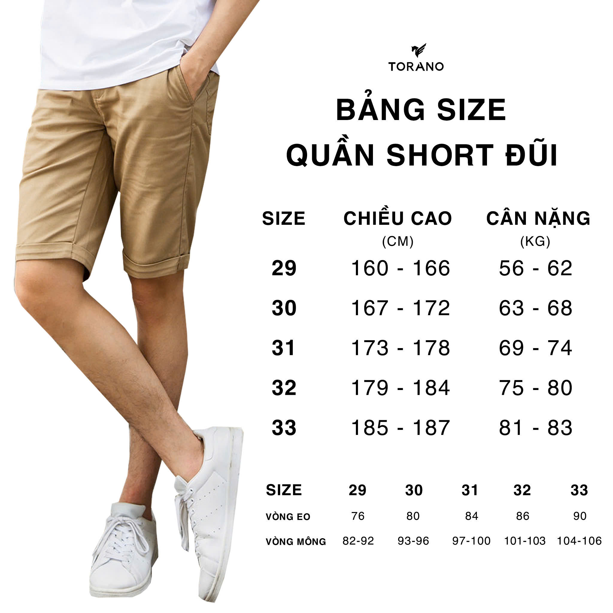 Mô tả Quần short kaki TORANO, form basic, bọc viền dây dệt sườn, chất liệu cao cấp, bền màu - 8