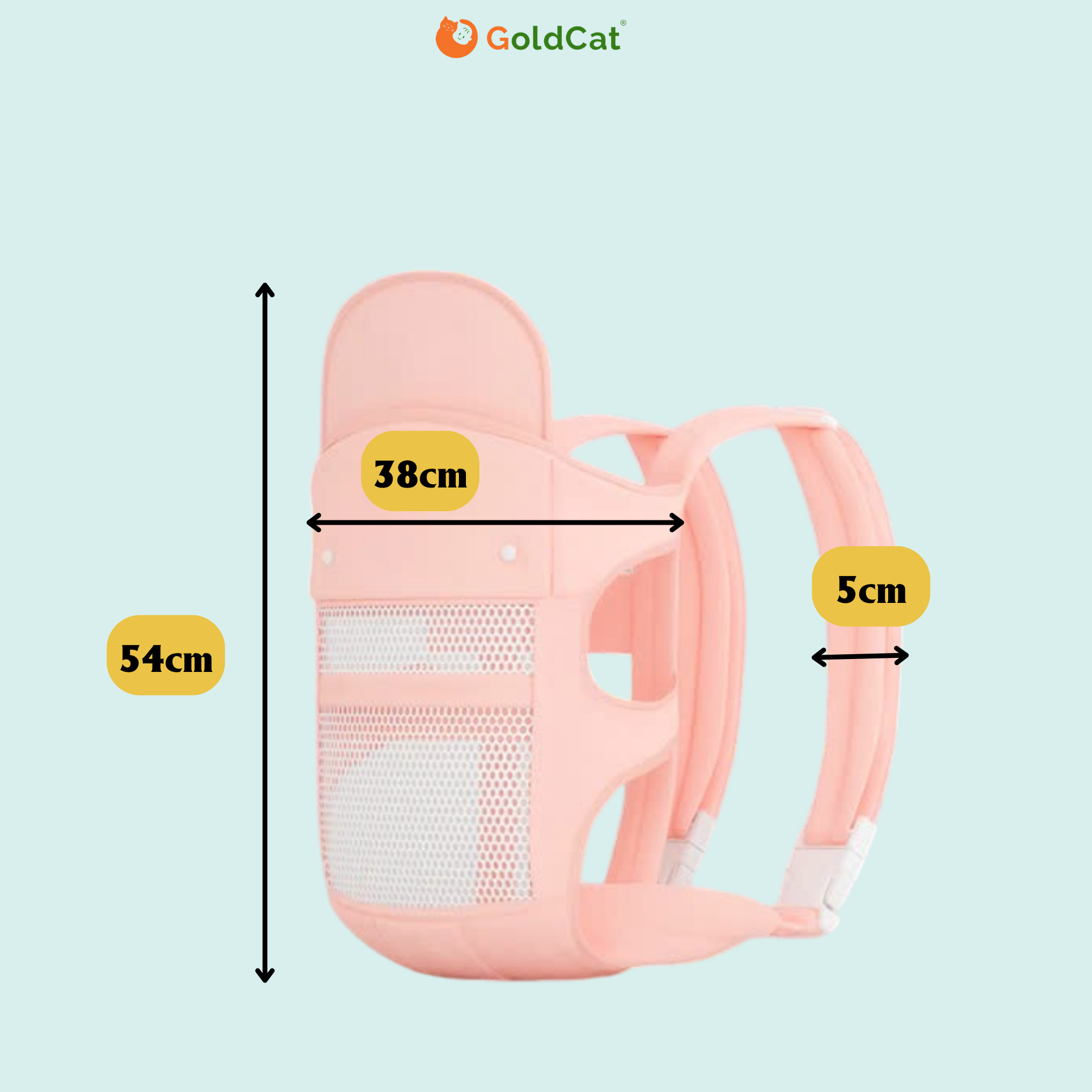 Mô tả Địu Em Bé Goldcat Đa Năng 4 Tư Thế, Có Cổ Đỡ Dành Cho Bé Từ 0-36 Tháng - 1