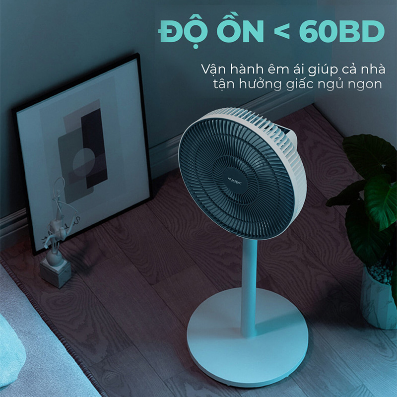Mô tả Quạt đứng Magic A-252, giảm tiếng ồn, 7 cánh quạt, hàng chính hãng. - 2