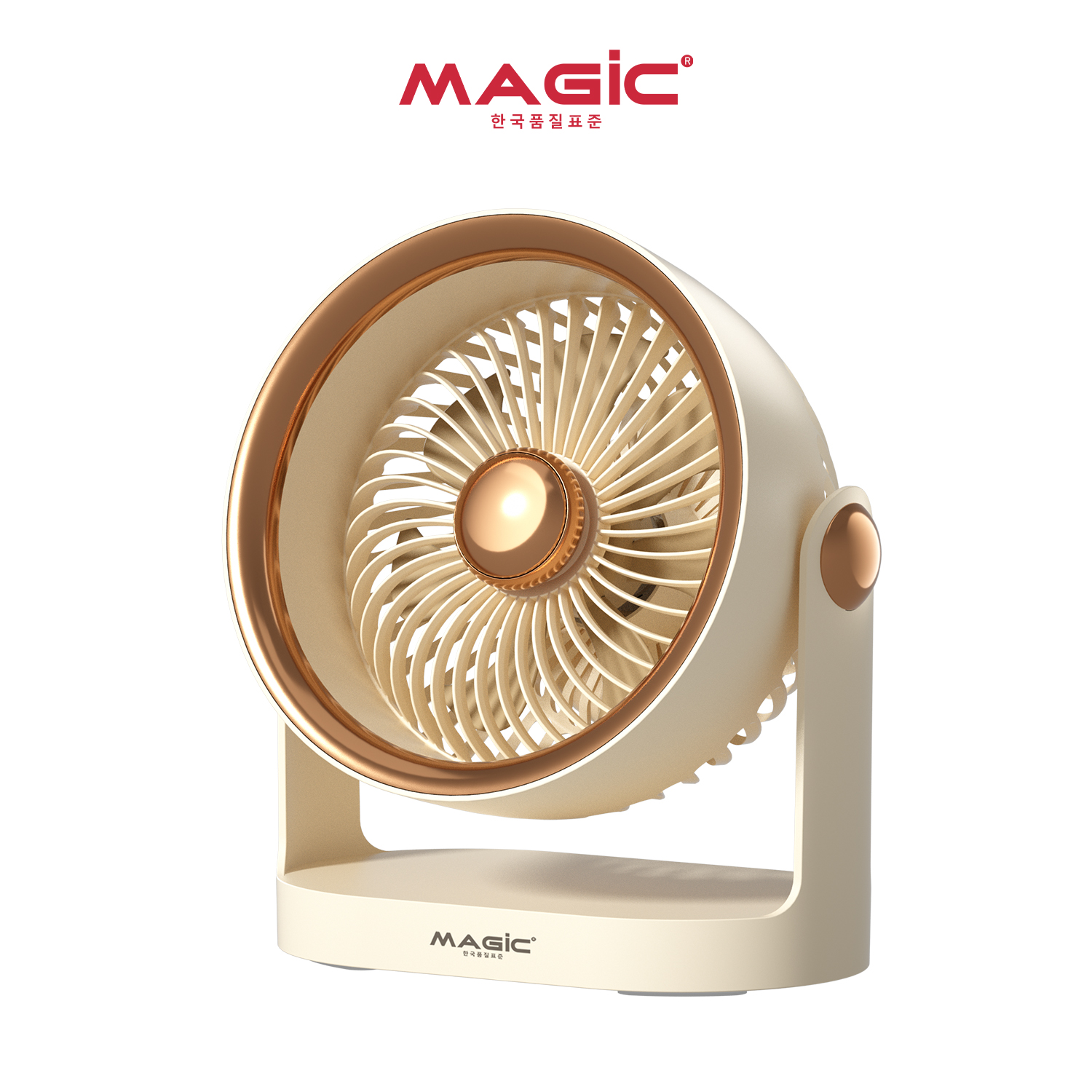 Mô tả Quạt tích điện Magic A-005, pin 3600mAh, sử dụng 7h, xoay 360 độ, bảo hành 12 tháng - 1