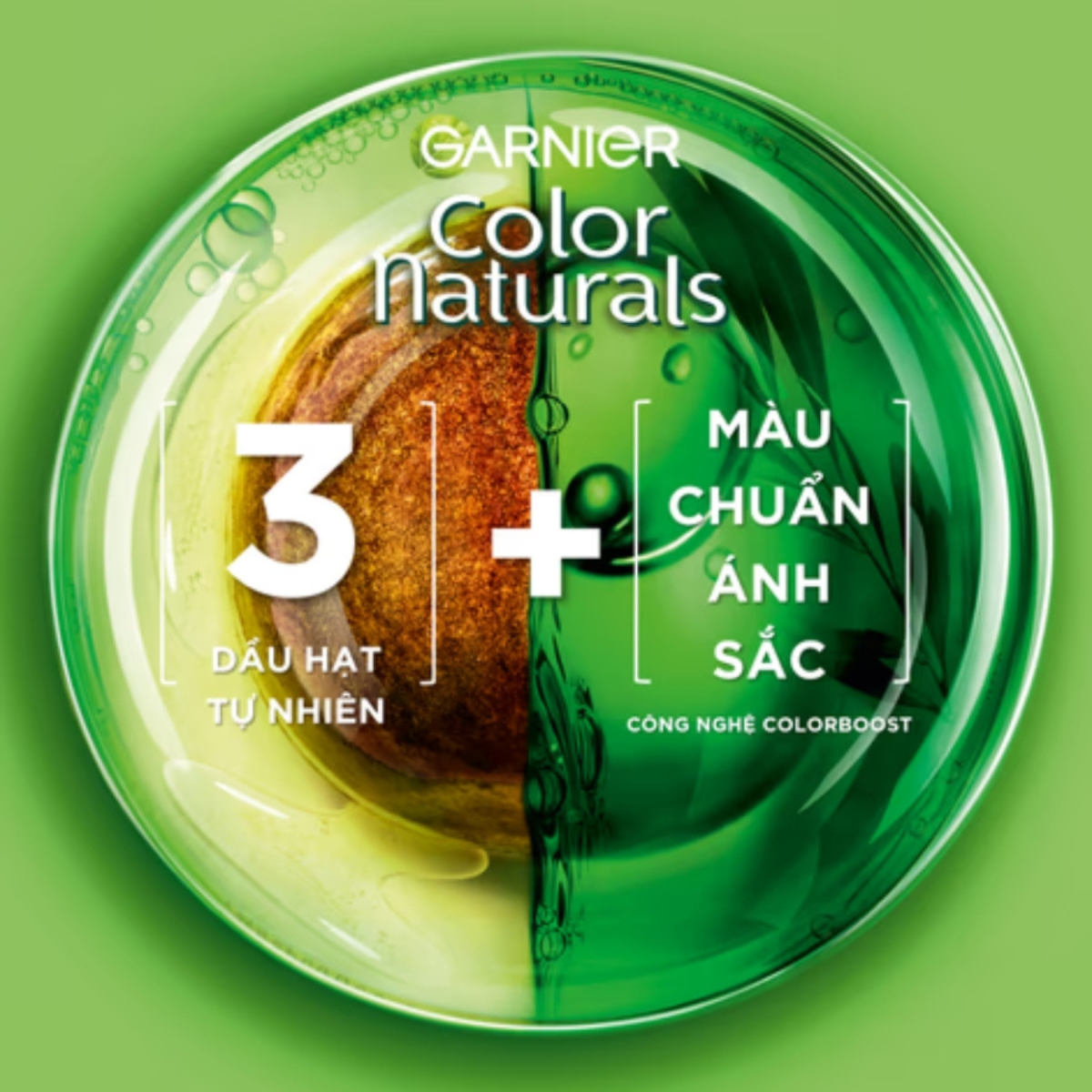 Mô tả Kem Nhuộm Tóc Garnier Color Naturals Creme Riche & Ultra Color Chuẩn Màu - 1