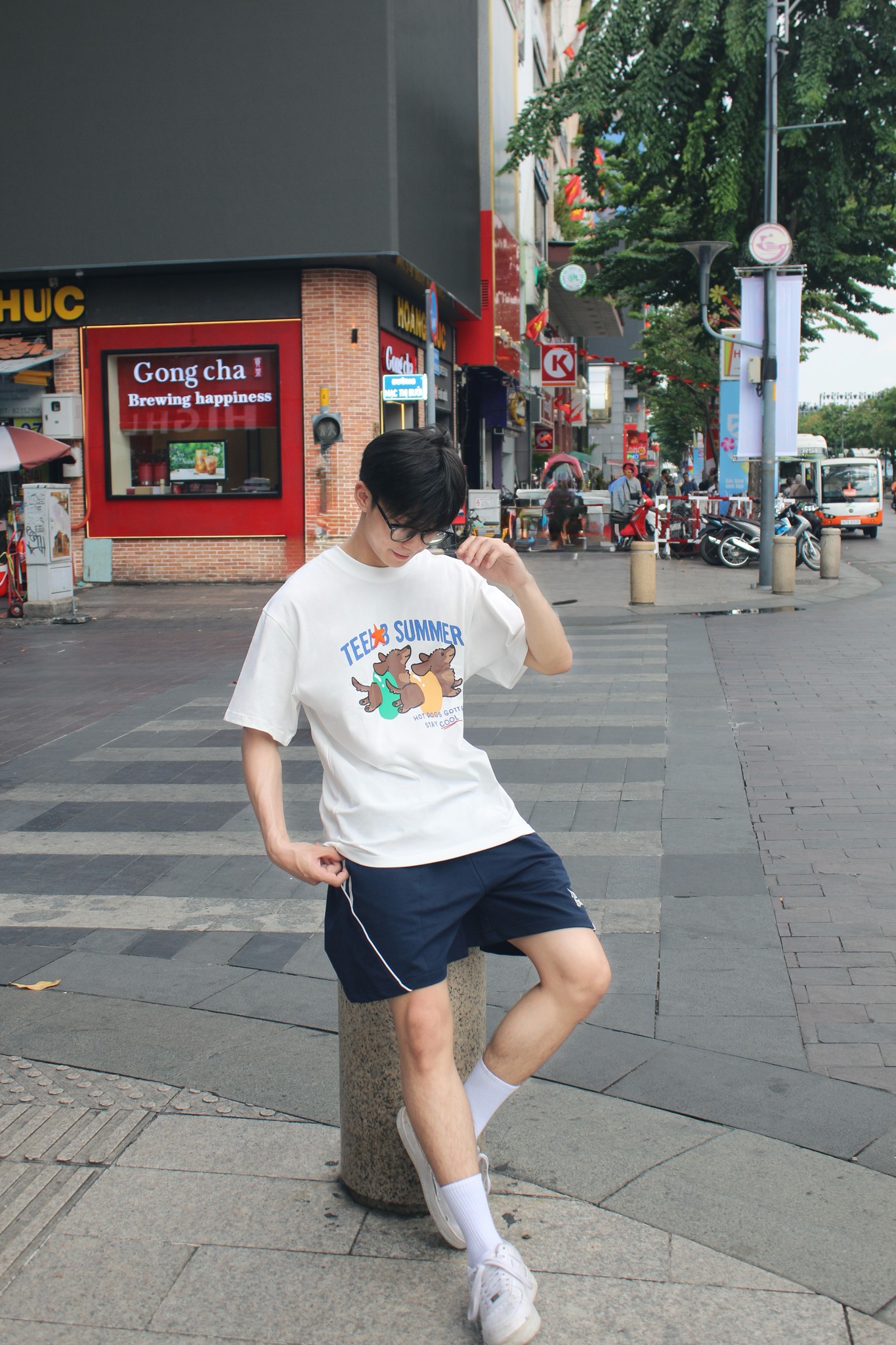 Mô tả Áo Thun Teelab Hot Dogs Form Rộng In Lụa 3 Màu Hot Trend Local Brand Unisex TS323 - 4